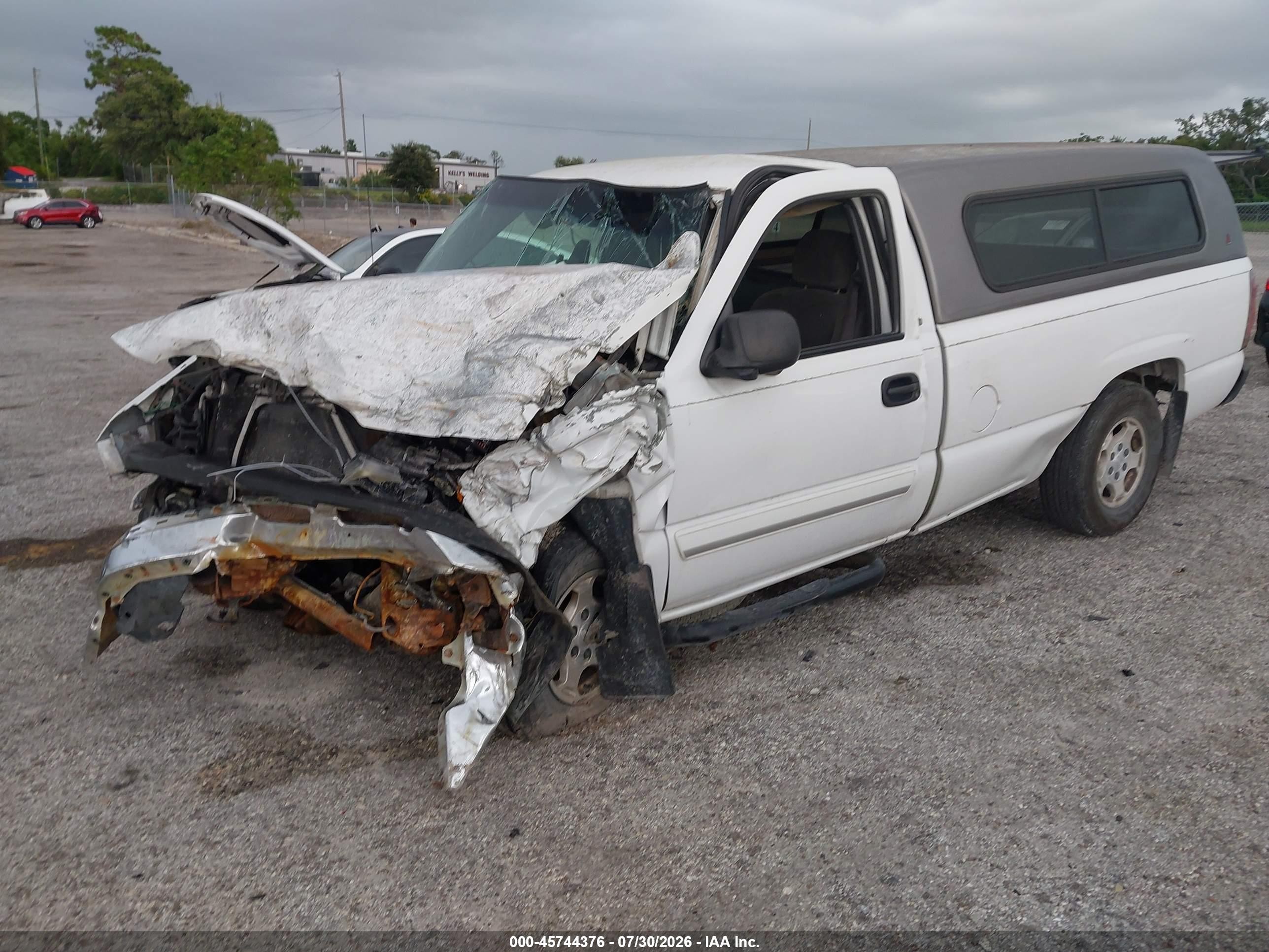 2003 Chevrolet Silverado 1500 Ls Белый vin: 1GCEC14X93Z210705