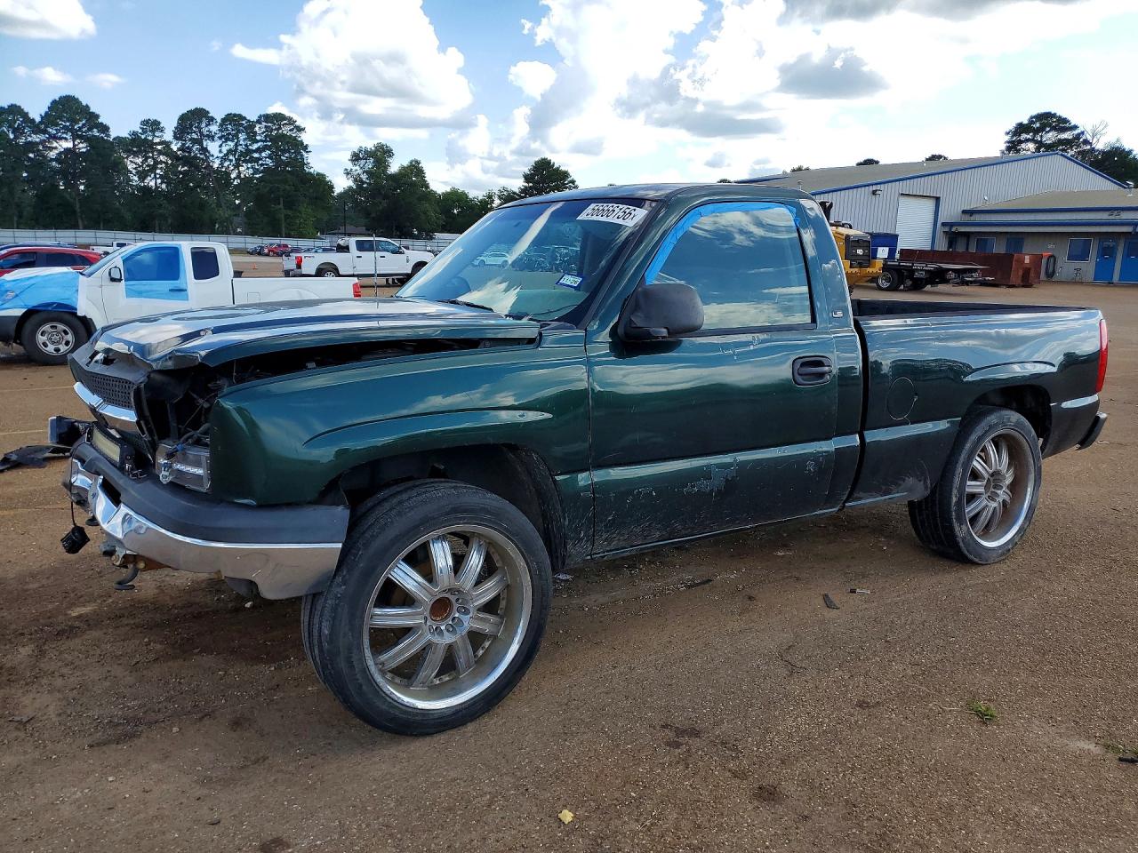 2003 Chevrolet Silverado C1500 Green vin: 1GCEC14X93Z359843