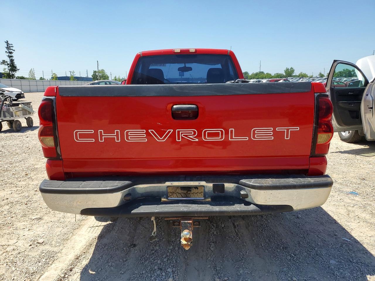 2005 Chevrolet Silverado C1500 Red vin: 1GCEC14X95Z113295