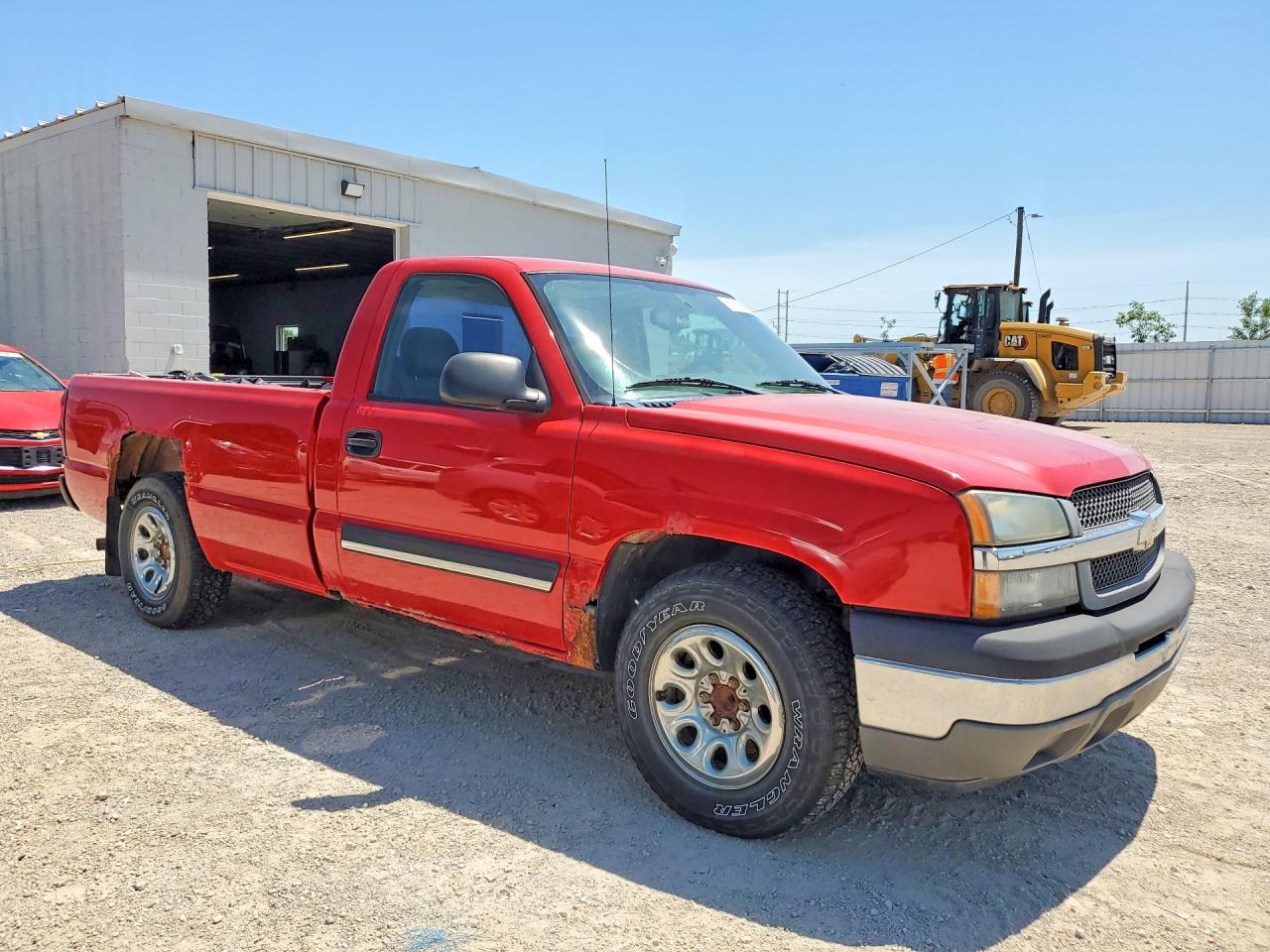 2005 Chevrolet Silverado C1500 Red vin: 1GCEC14X95Z113295