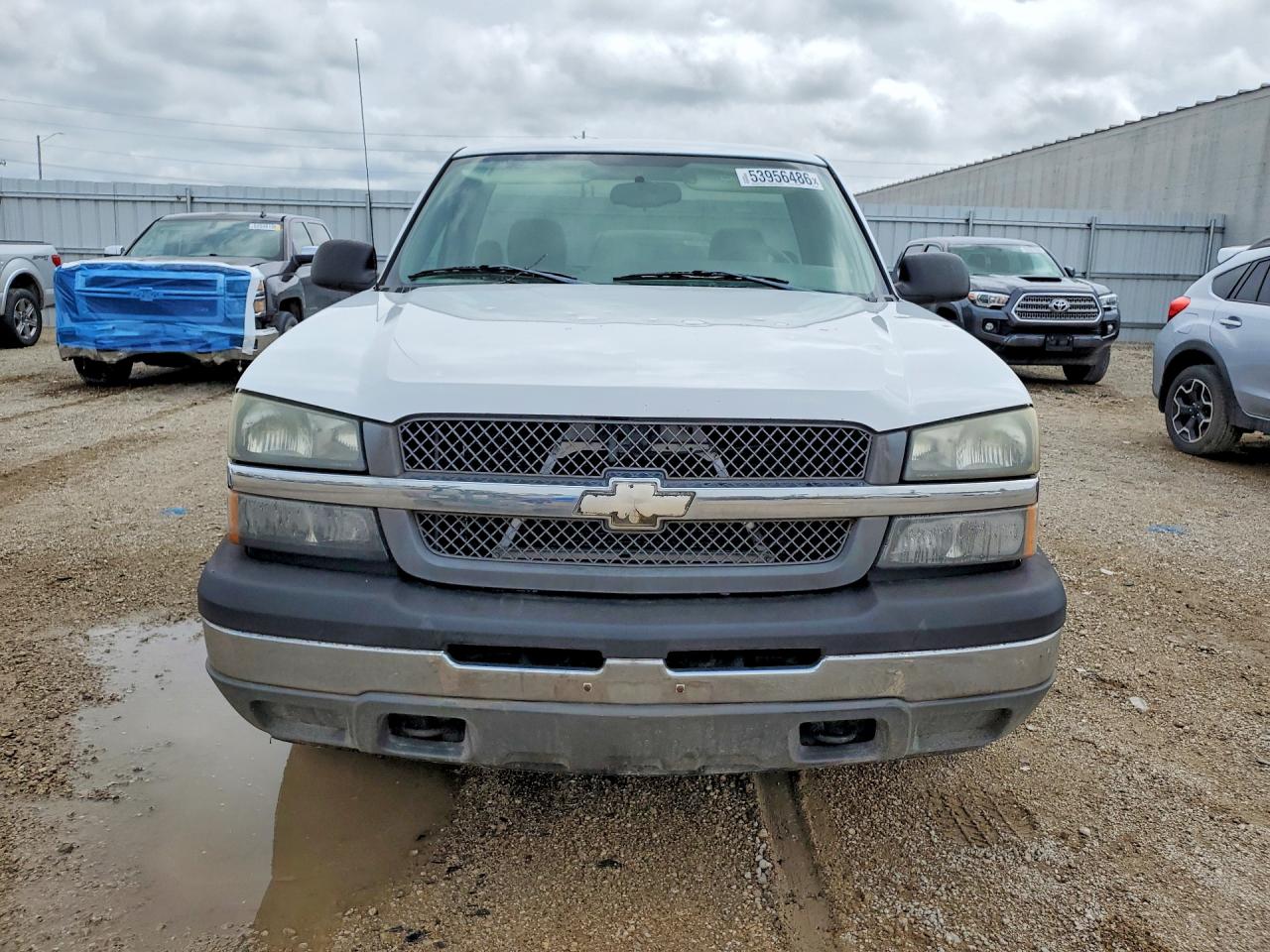 2005 Chevrolet Silverado C1500 White vin: 1GCEC14X95Z209587