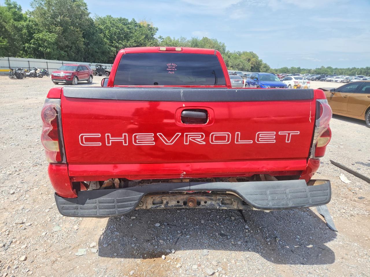 2005 Chevrolet Silverado C1500 Red vin: 1GCEC14X95Z293295