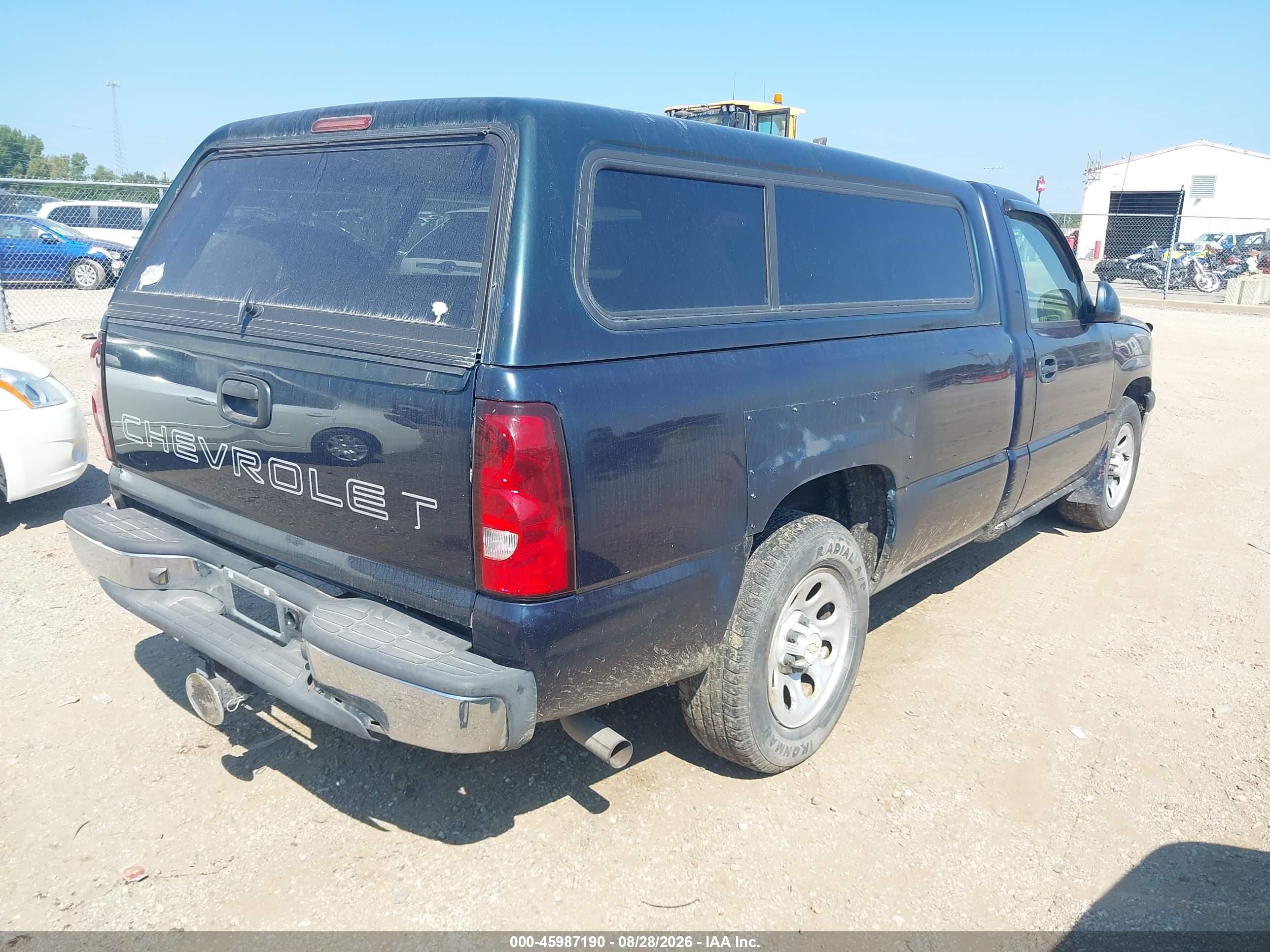 2005 Chevrolet Silverado 1500 Work Truck Blue vin: 1GCEC14X95Z332743