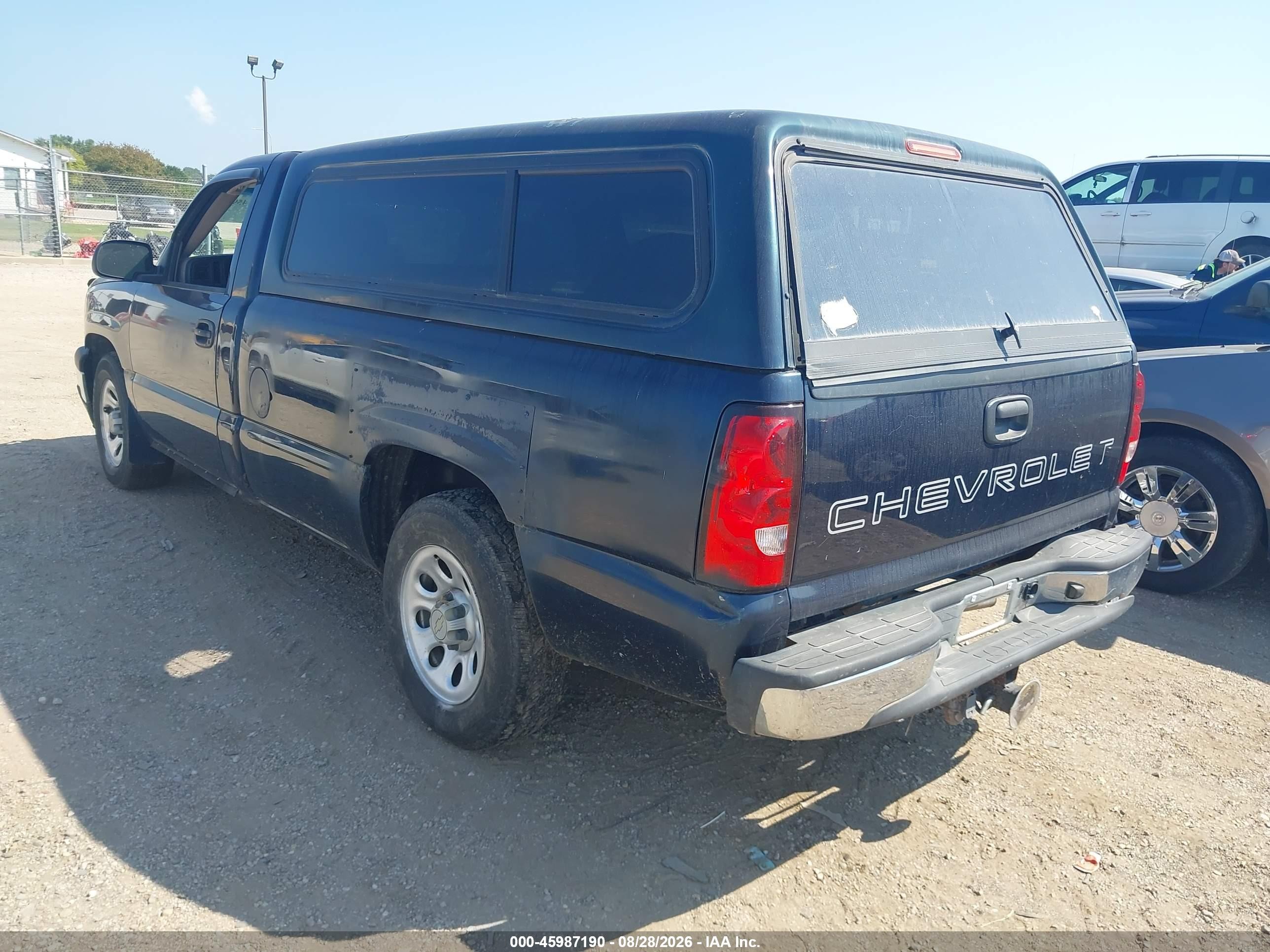 2005 Chevrolet Silverado 1500 Work Truck Blue vin: 1GCEC14X95Z332743