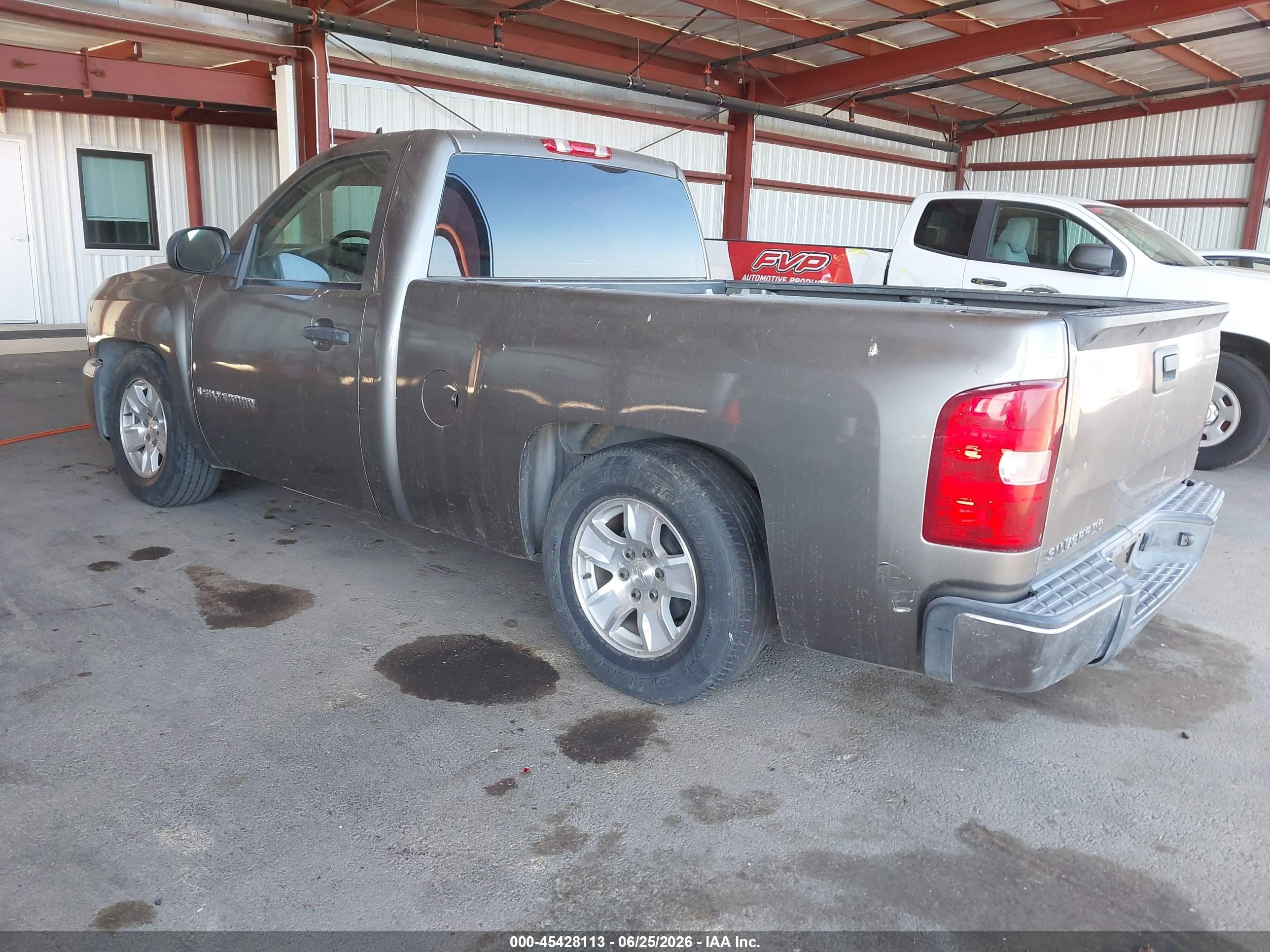 2007 Chevrolet Silverado 1500 Work Truck Gray vin: 1GCEC14X97Z613511