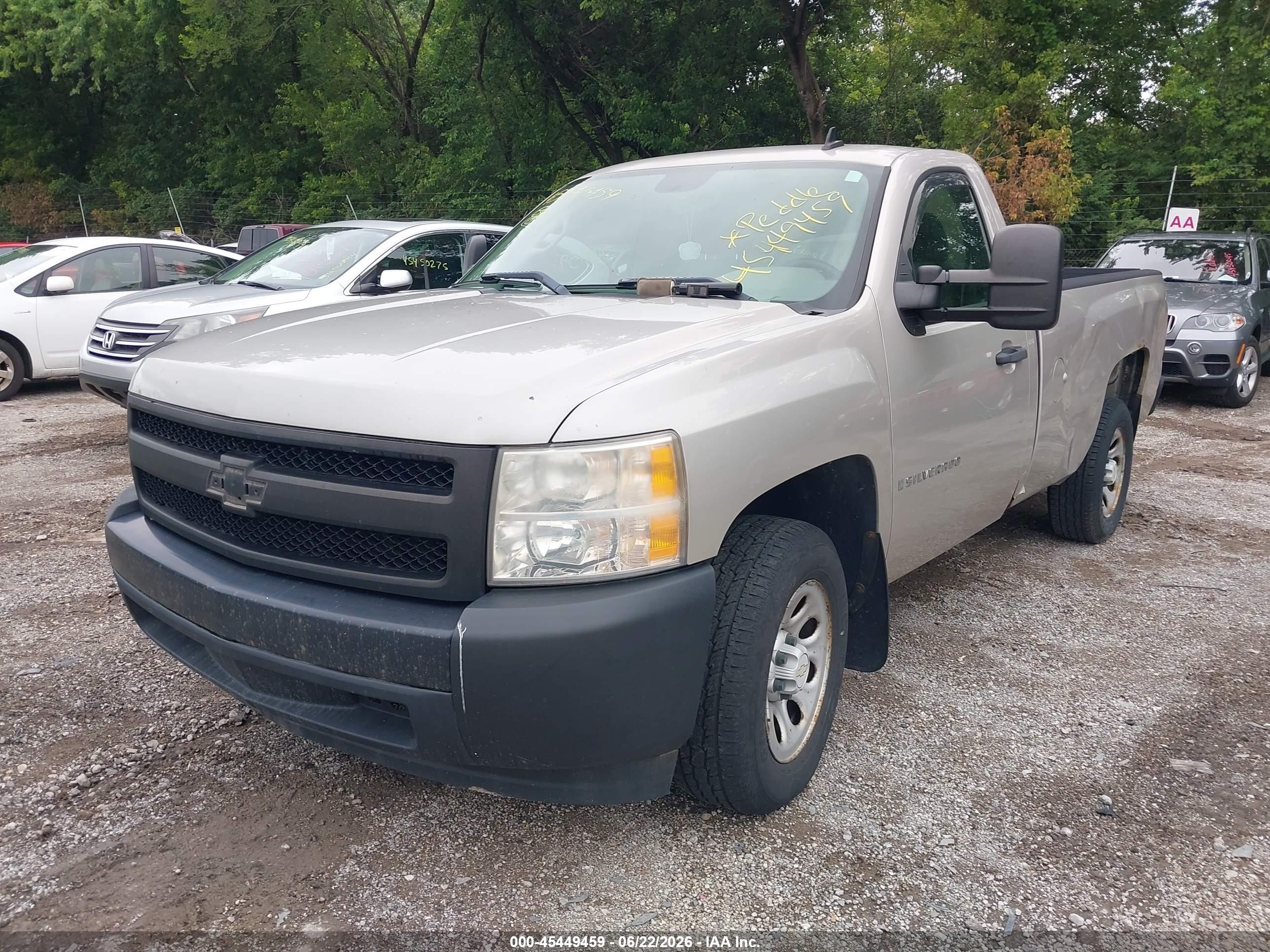 2008 Chevrolet Silverado 1500 Work Truck Pewter vin: 1GCEC14X98Z101281