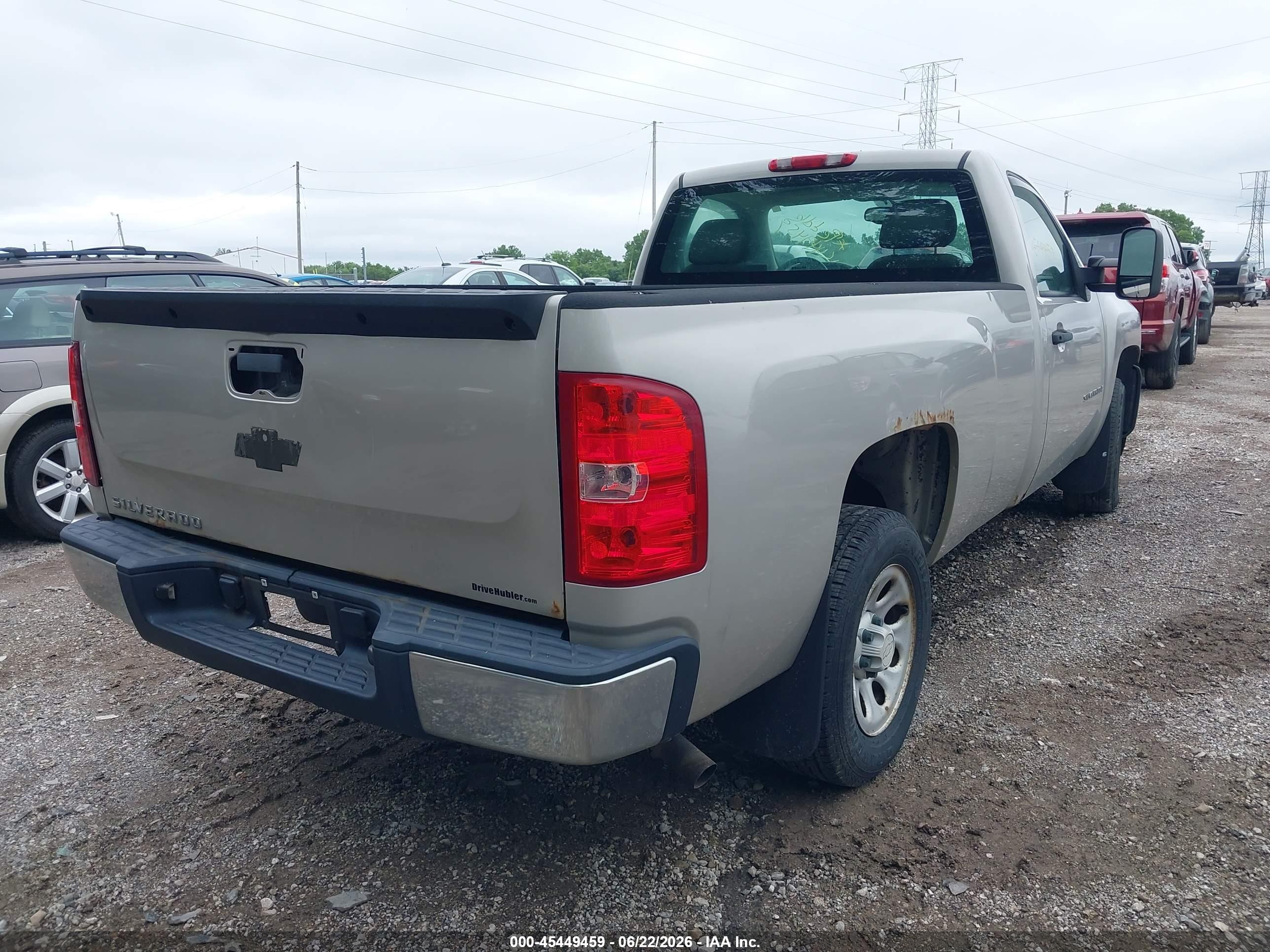 2008 Chevrolet Silverado 1500 Work Truck Pewter vin: 1GCEC14X98Z101281