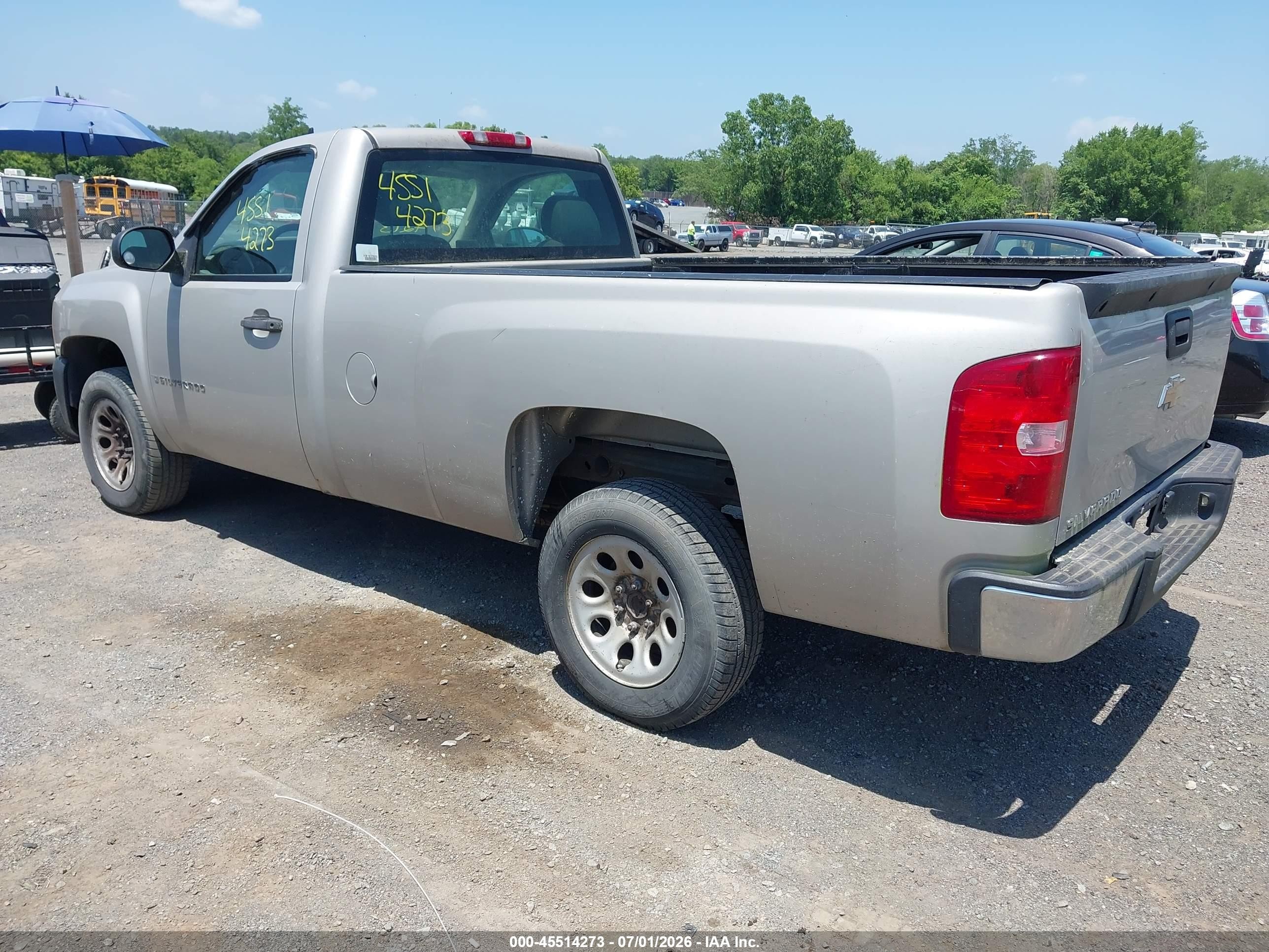 2008 Chevrolet Silverado 1500 Work Truck Champagne vin: 1GCEC14X98Z146317
