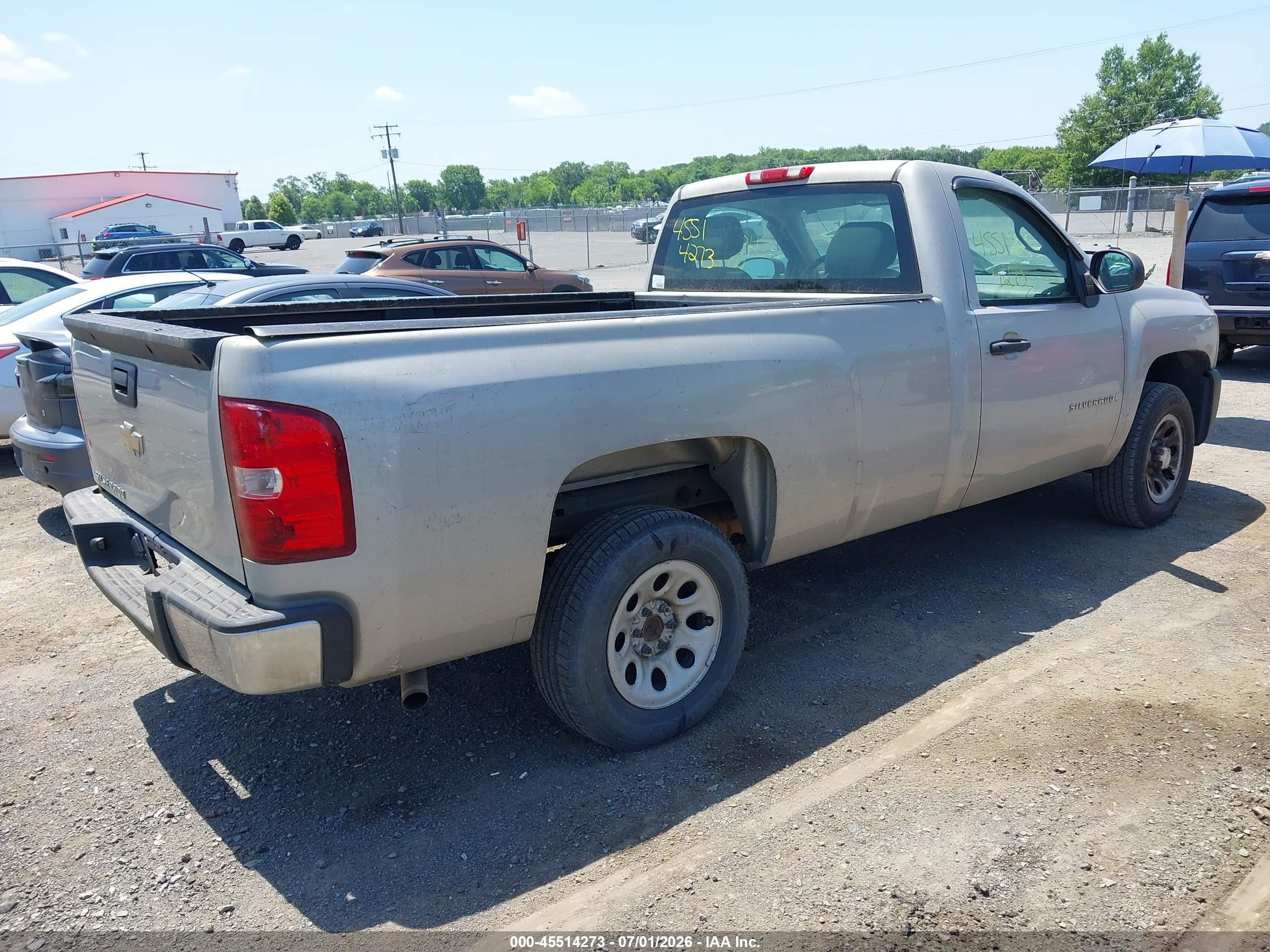 2008 Chevrolet Silverado 1500 Work Truck Champagne vin: 1GCEC14X98Z146317