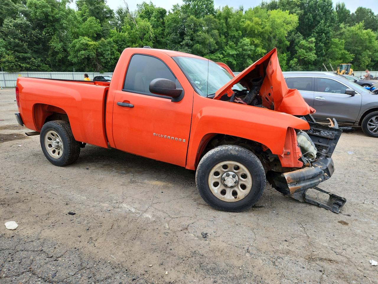 2009 Chevrolet Silverado C1500 Orange vin: 1GCEC14X99Z130989