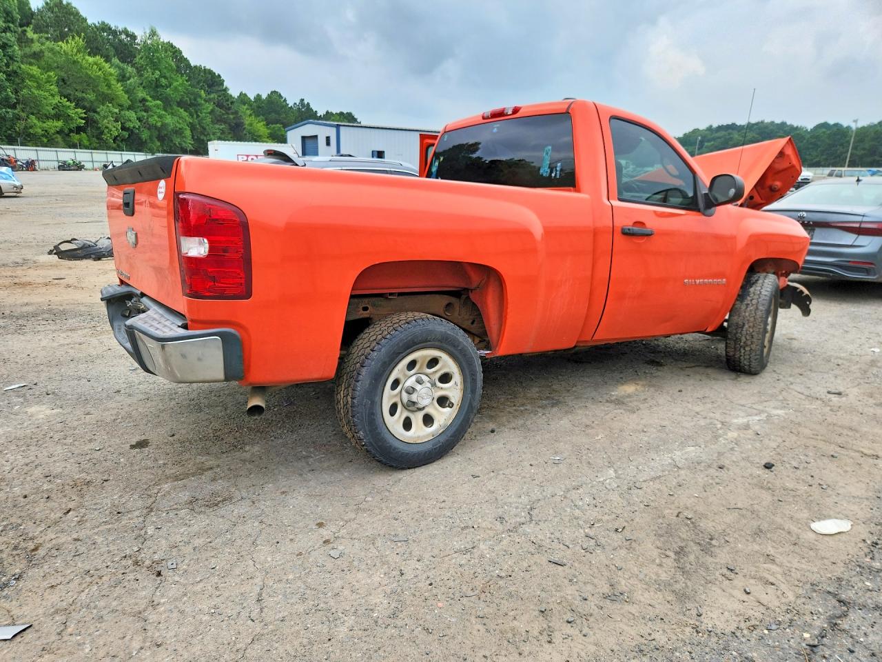 2009 Chevrolet Silverado C1500 Orange vin: 1GCEC14X99Z130989