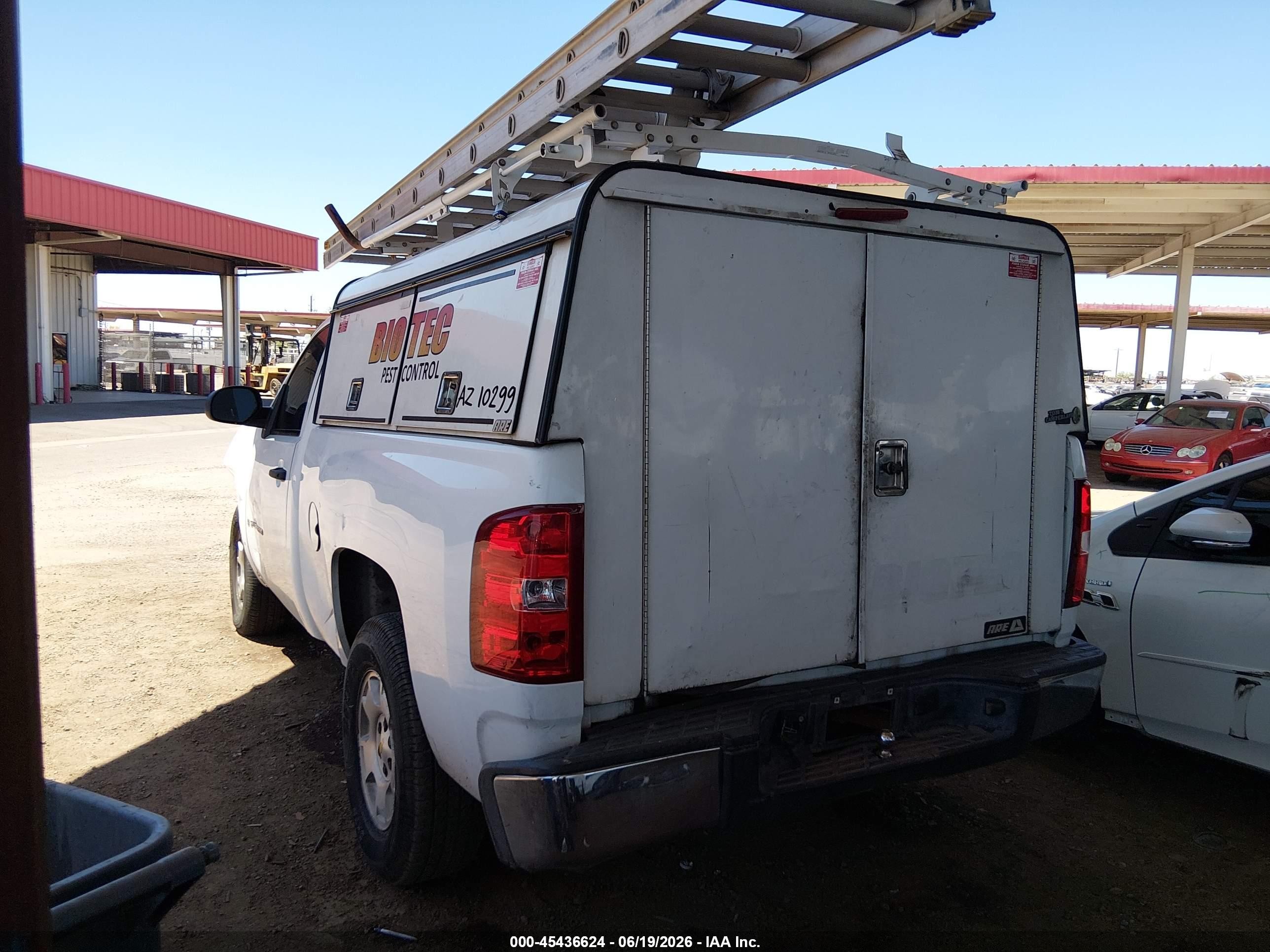 2009 Chevrolet Silverado 1500 Work Truck White vin: 1GCEC14X99Z180601