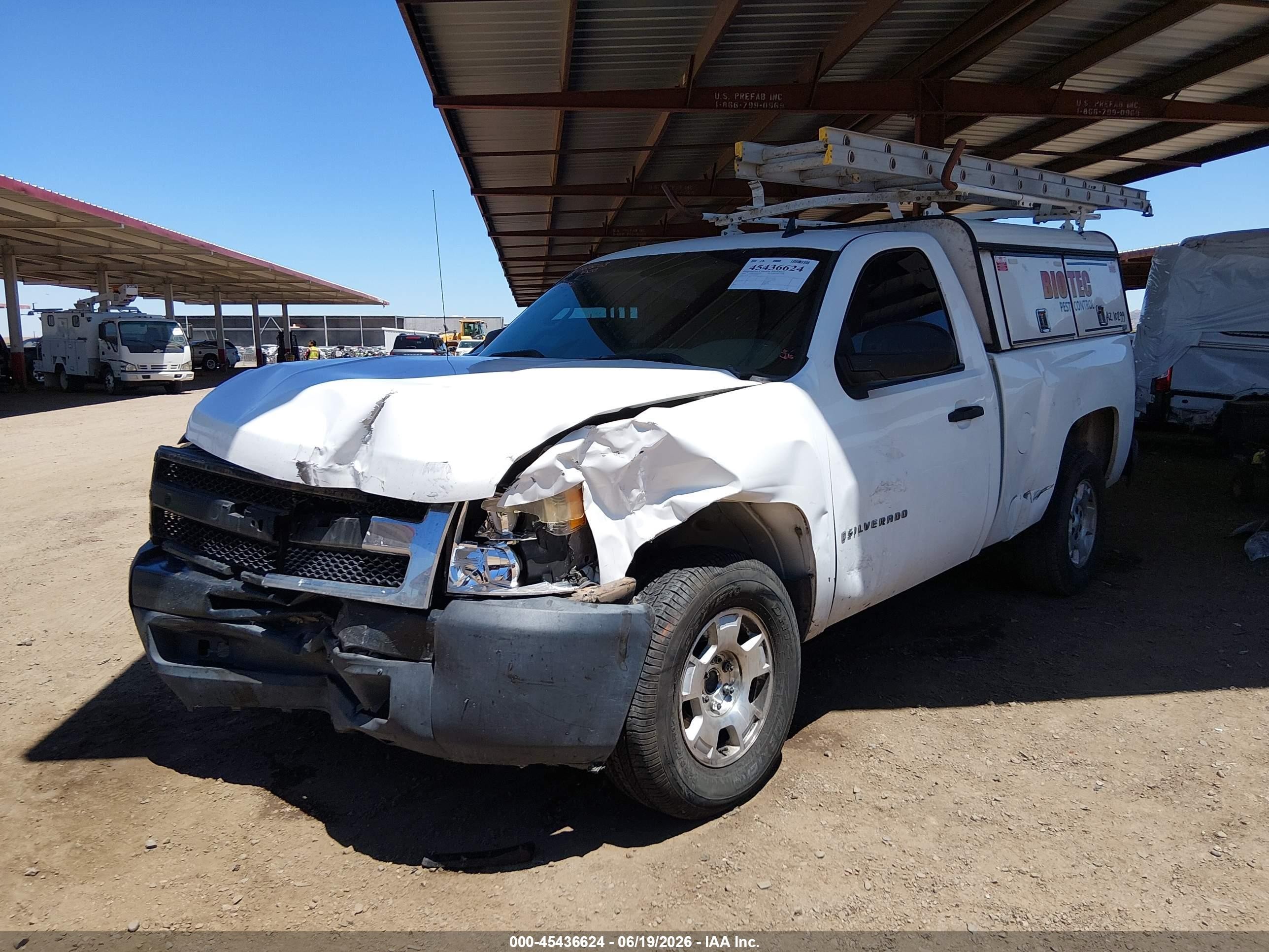 2009 Chevrolet Silverado 1500 Work Truck White vin: 1GCEC14X99Z180601