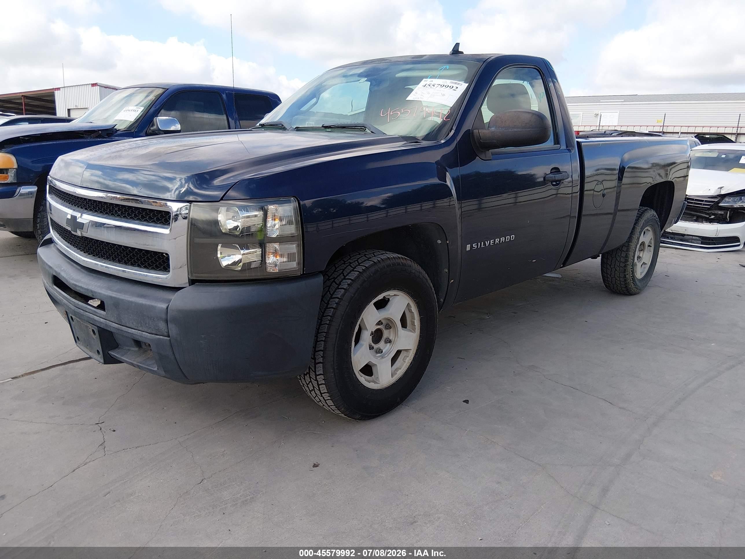 2009 Chevrolet Silverado 1500 Work Truck Dark Blue vin: 1GCEC14X99Z217727