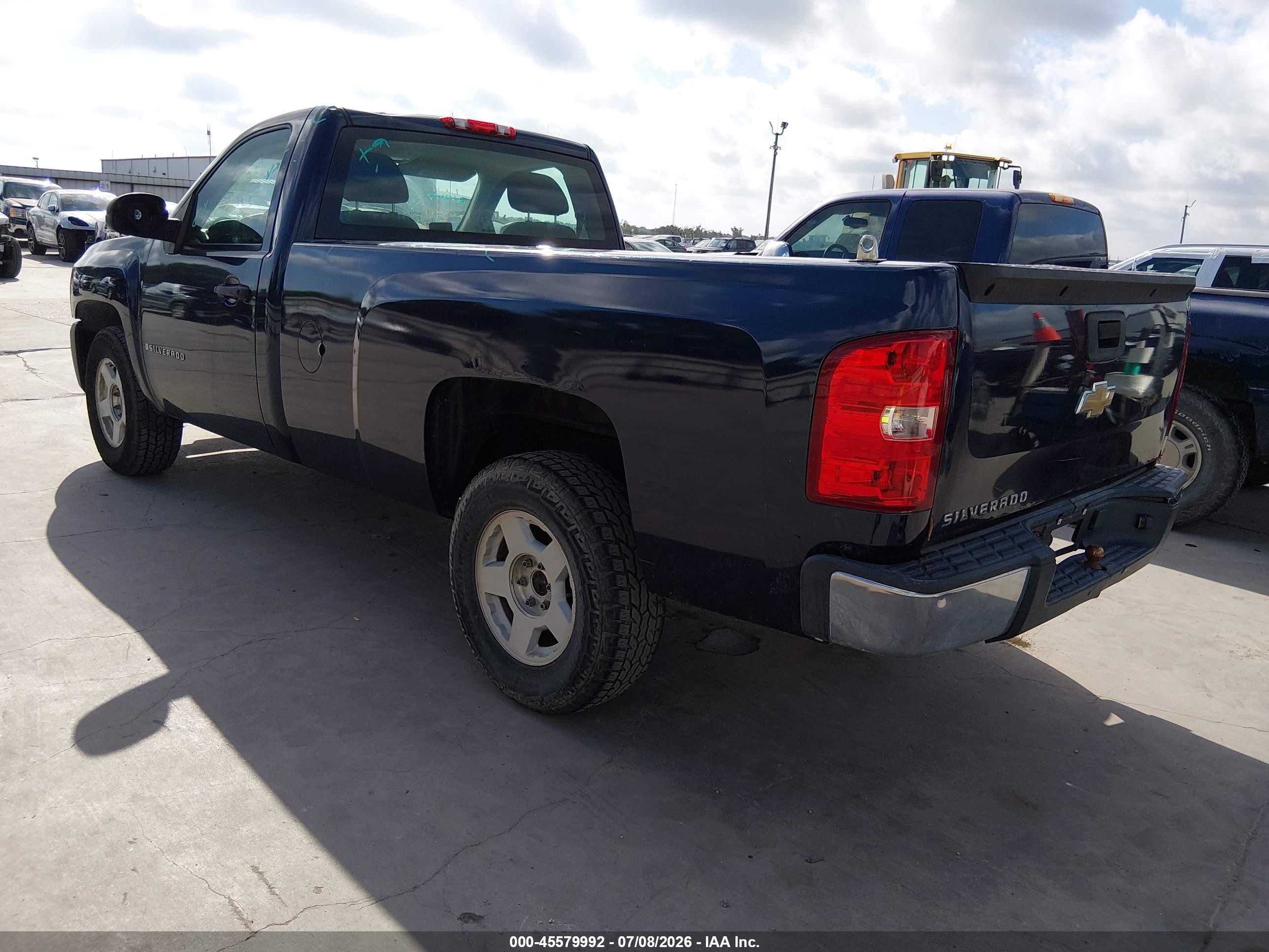 2009 Chevrolet Silverado 1500 Work Truck Dark Blue vin: 1GCEC14X99Z217727