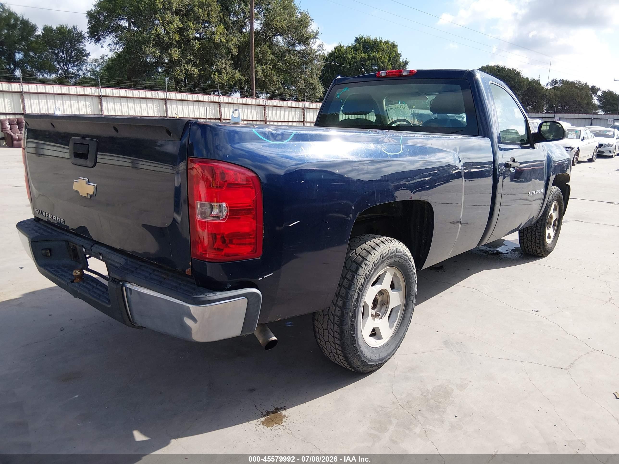 2009 Chevrolet Silverado 1500 Work Truck Dark Blue vin: 1GCEC14X99Z217727
