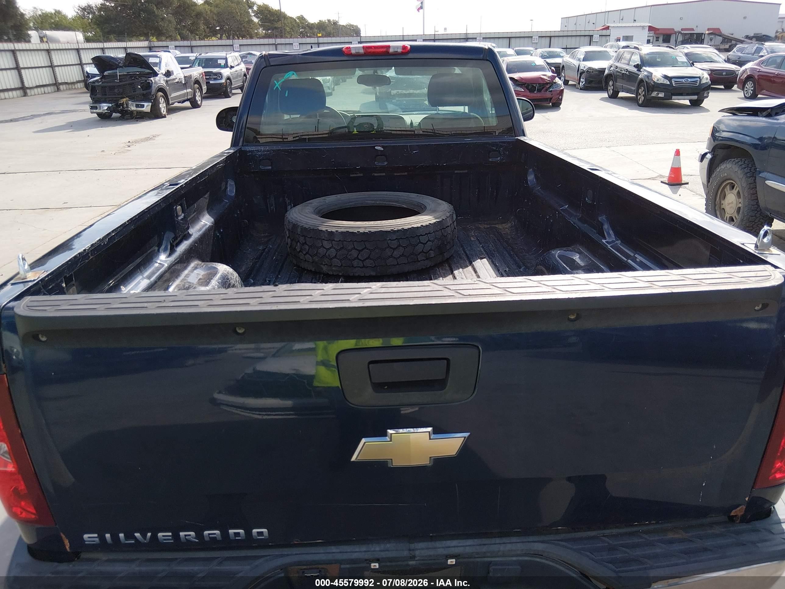 2009 Chevrolet Silverado 1500 Work Truck Dark Blue vin: 1GCEC14X99Z217727