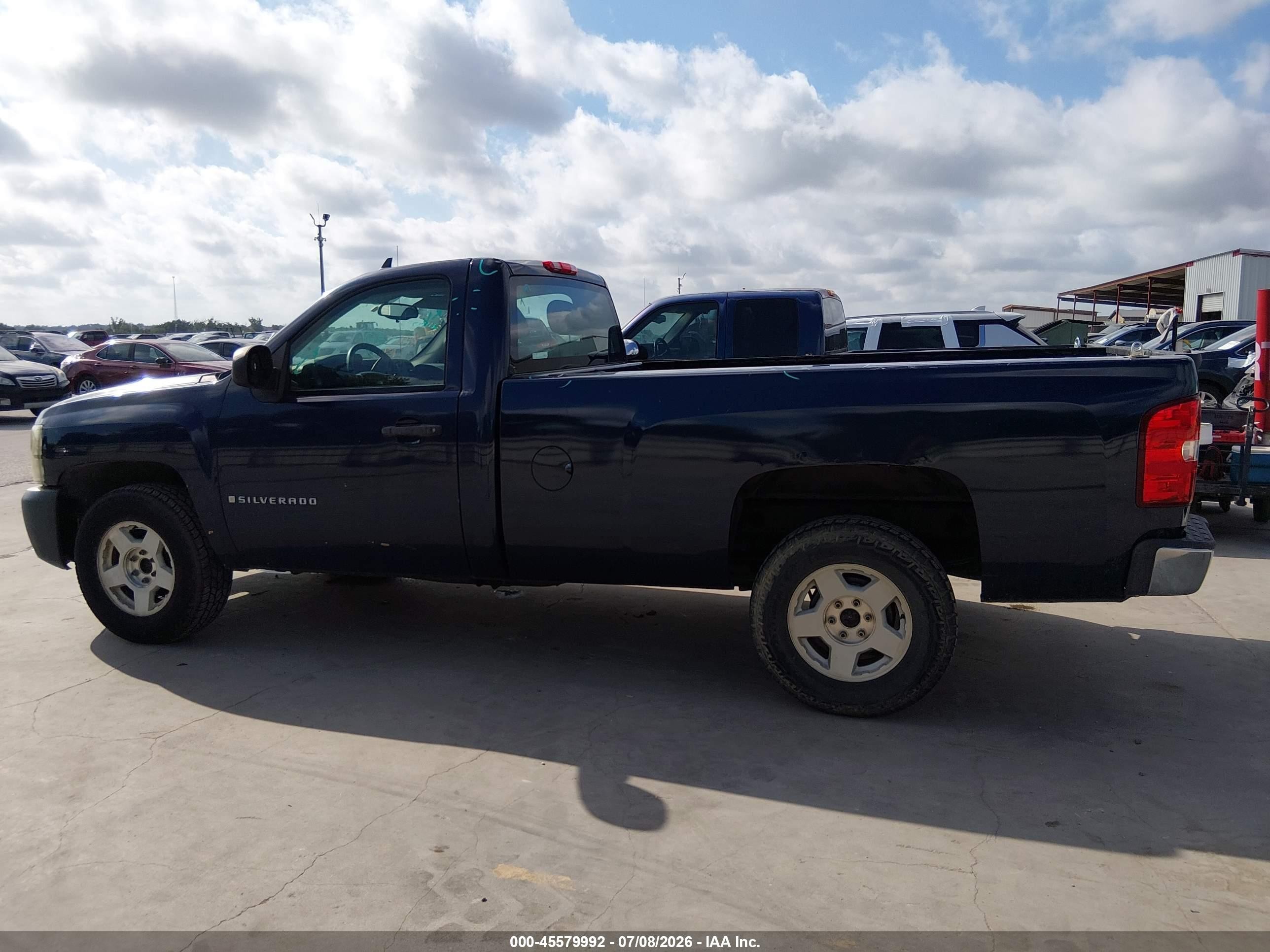2009 Chevrolet Silverado 1500 Work Truck Dark Blue vin: 1GCEC14X99Z217727