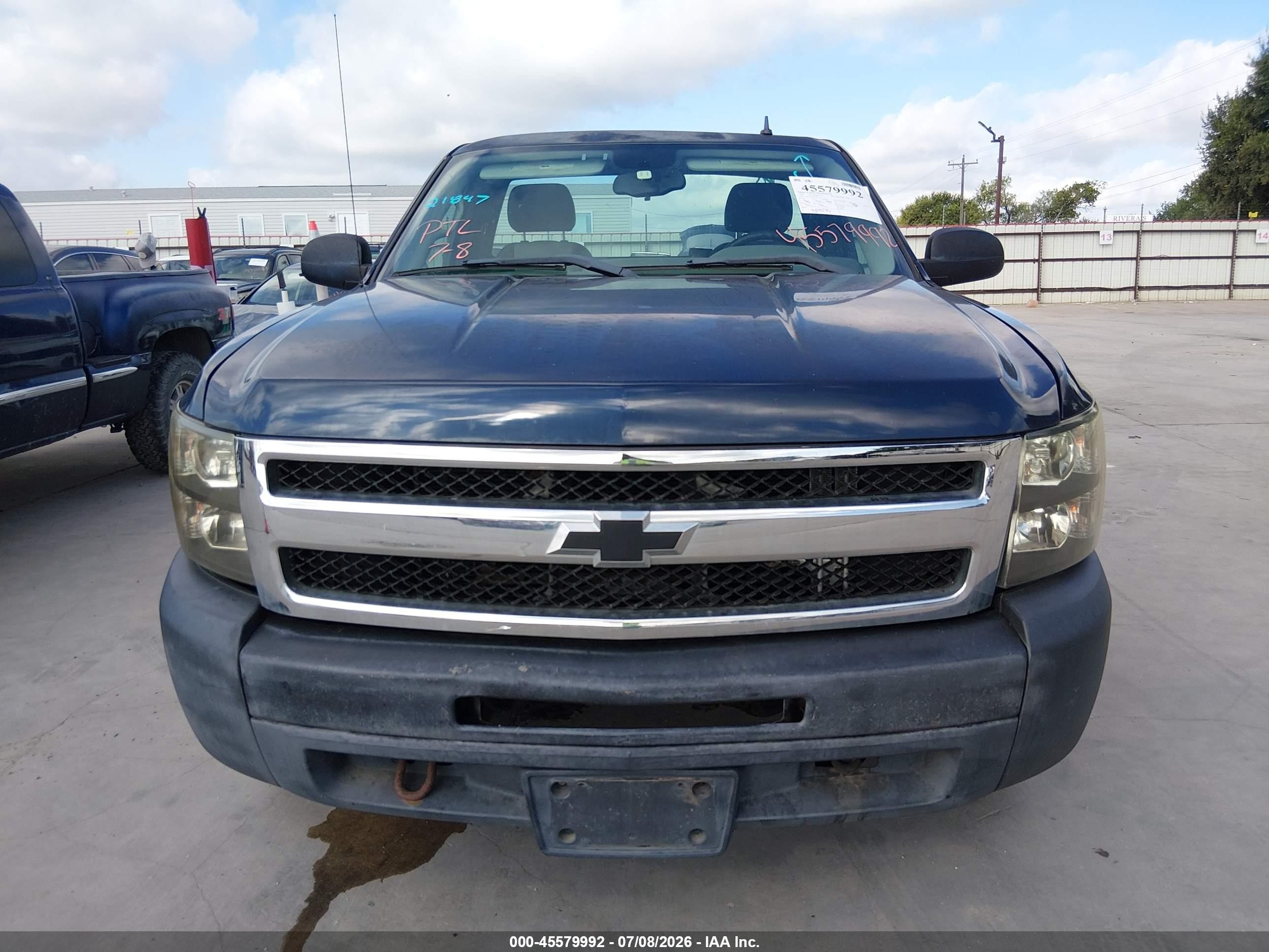 2009 Chevrolet Silverado 1500 Work Truck Dark Blue vin: 1GCEC14X99Z217727