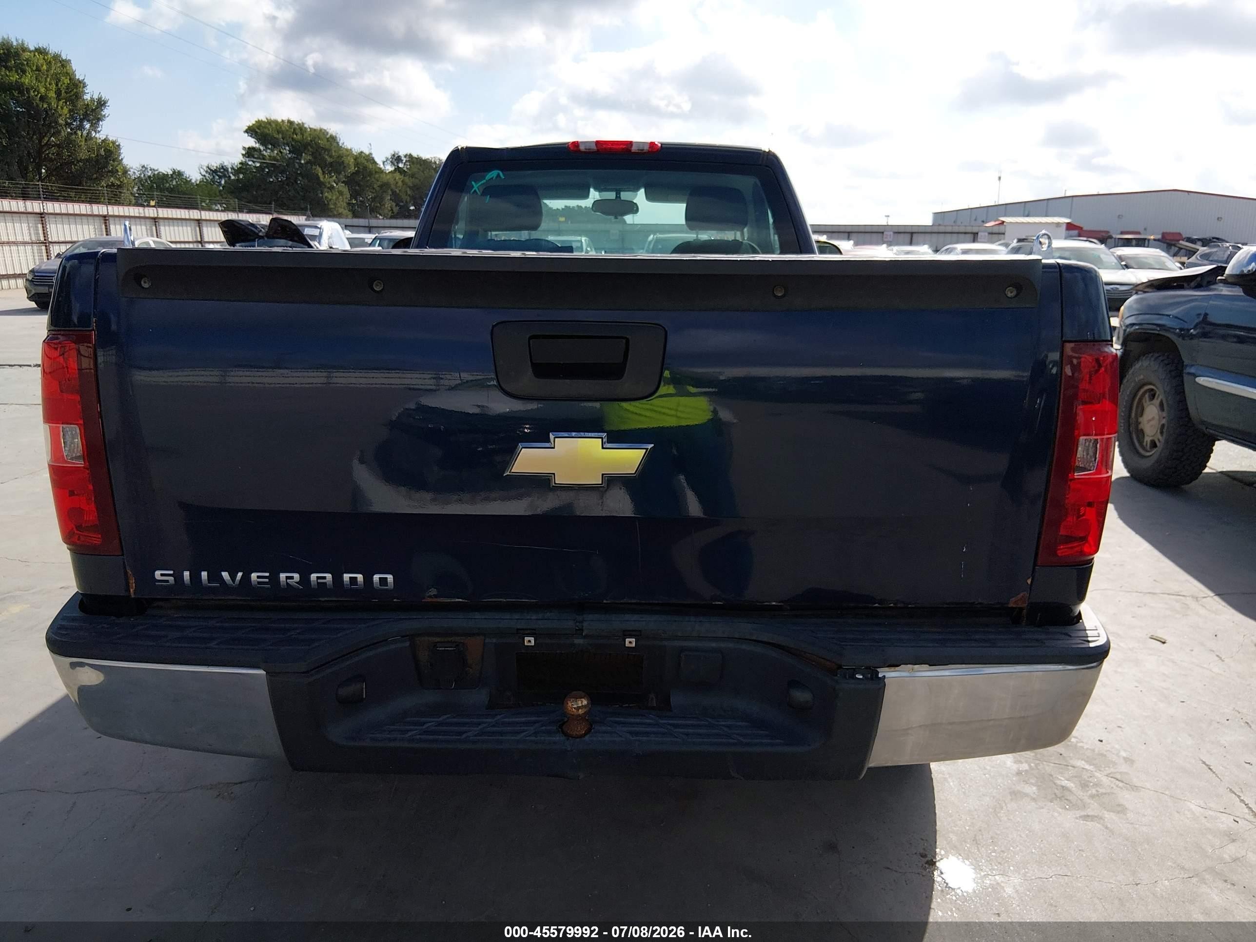 2009 Chevrolet Silverado 1500 Work Truck Dark Blue vin: 1GCEC14X99Z217727