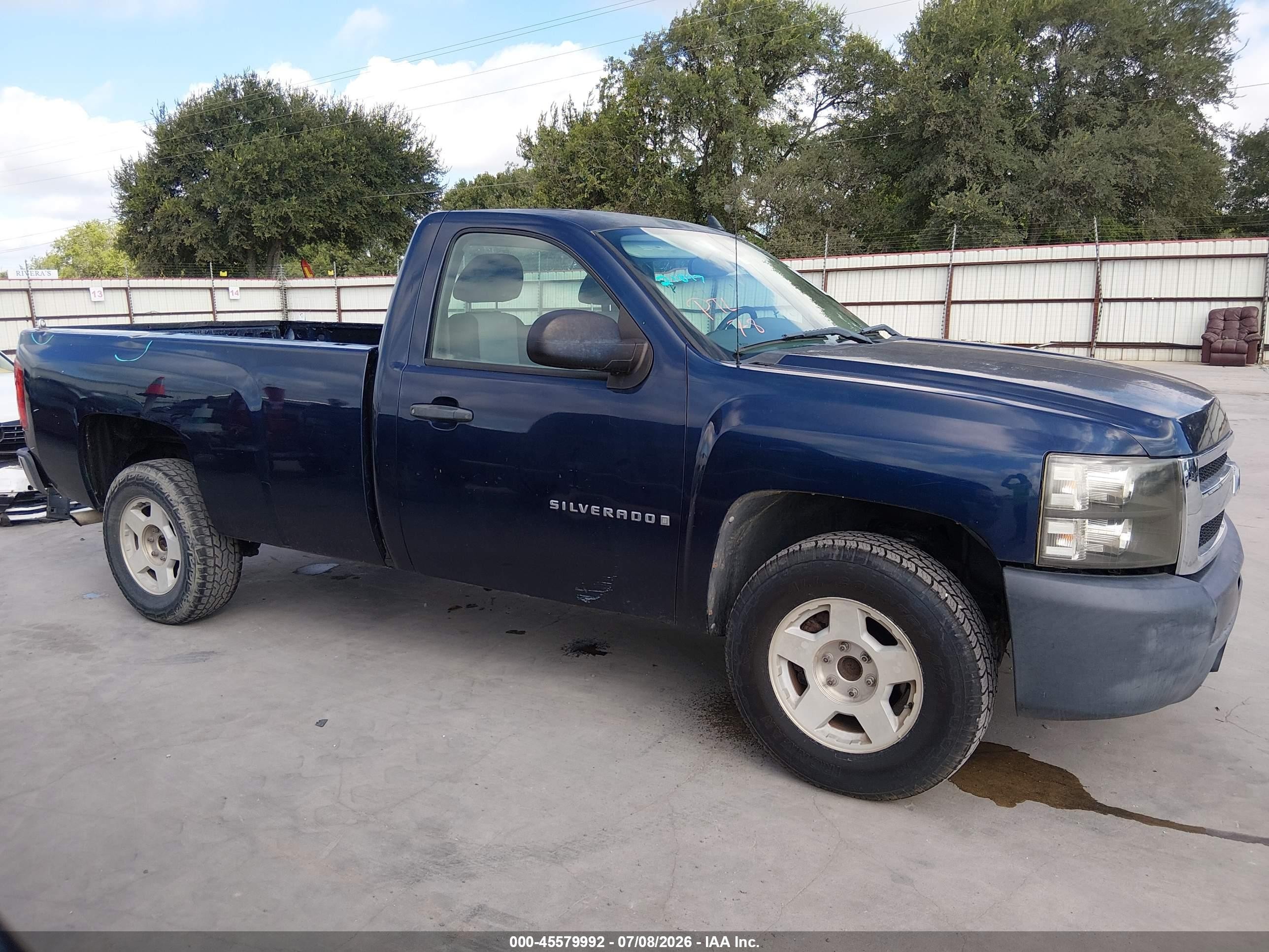 2009 Chevrolet Silverado 1500 Work Truck Dark Blue vin: 1GCEC14X99Z217727