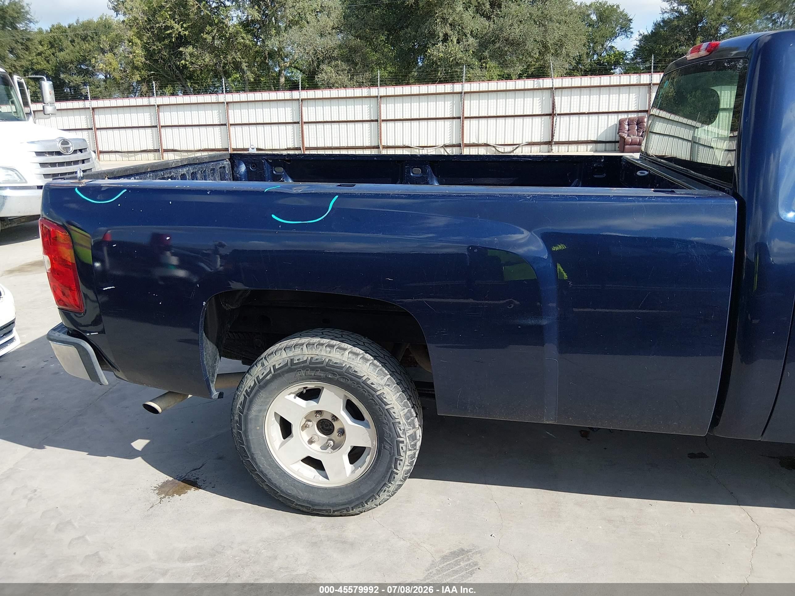 2009 Chevrolet Silverado 1500 Work Truck Dark Blue vin: 1GCEC14X99Z217727