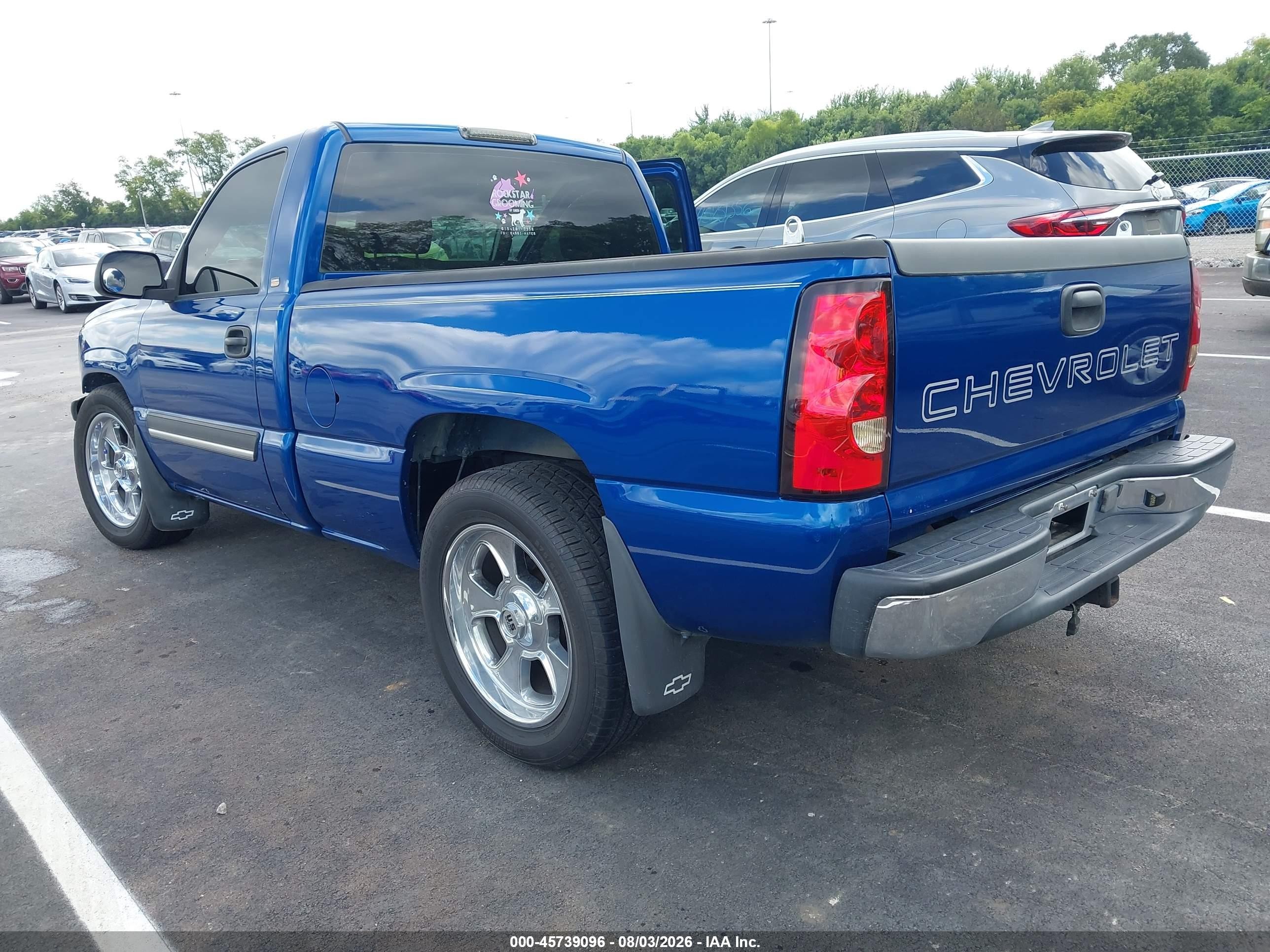 2004 Chevrolet Silverado 1500   Blue vin: 1GCEC14XX4Z154016