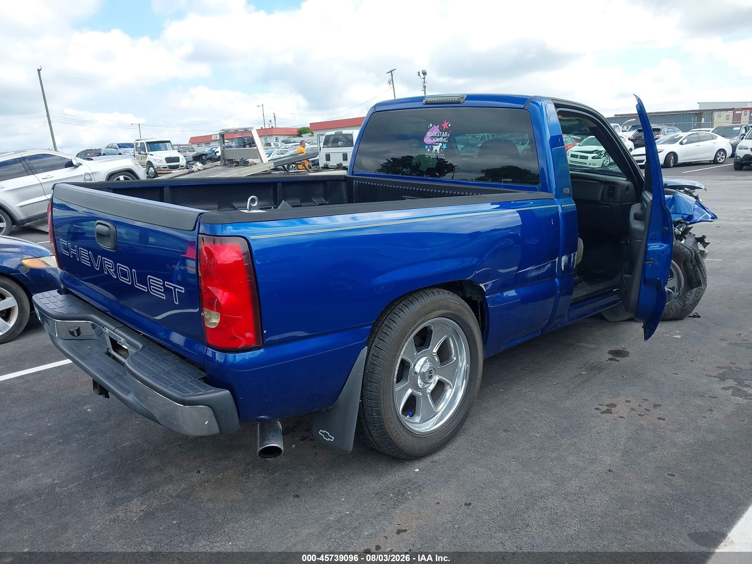 2004 Chevrolet Silverado 1500   Blue vin: 1GCEC14XX4Z154016
