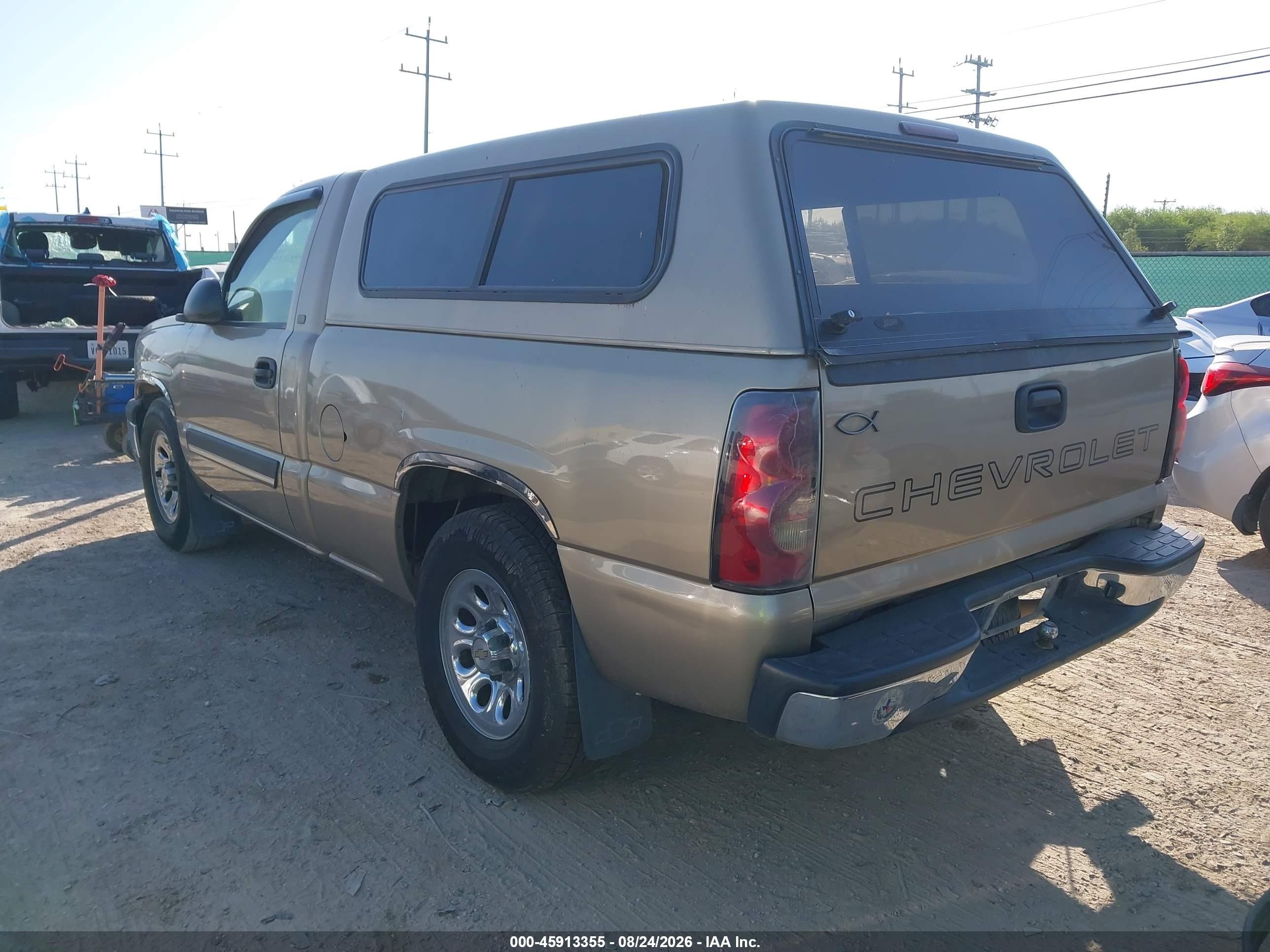 2005 Chevrolet Silverado 1500   Gold vin: 1GCEC14XX5Z243537