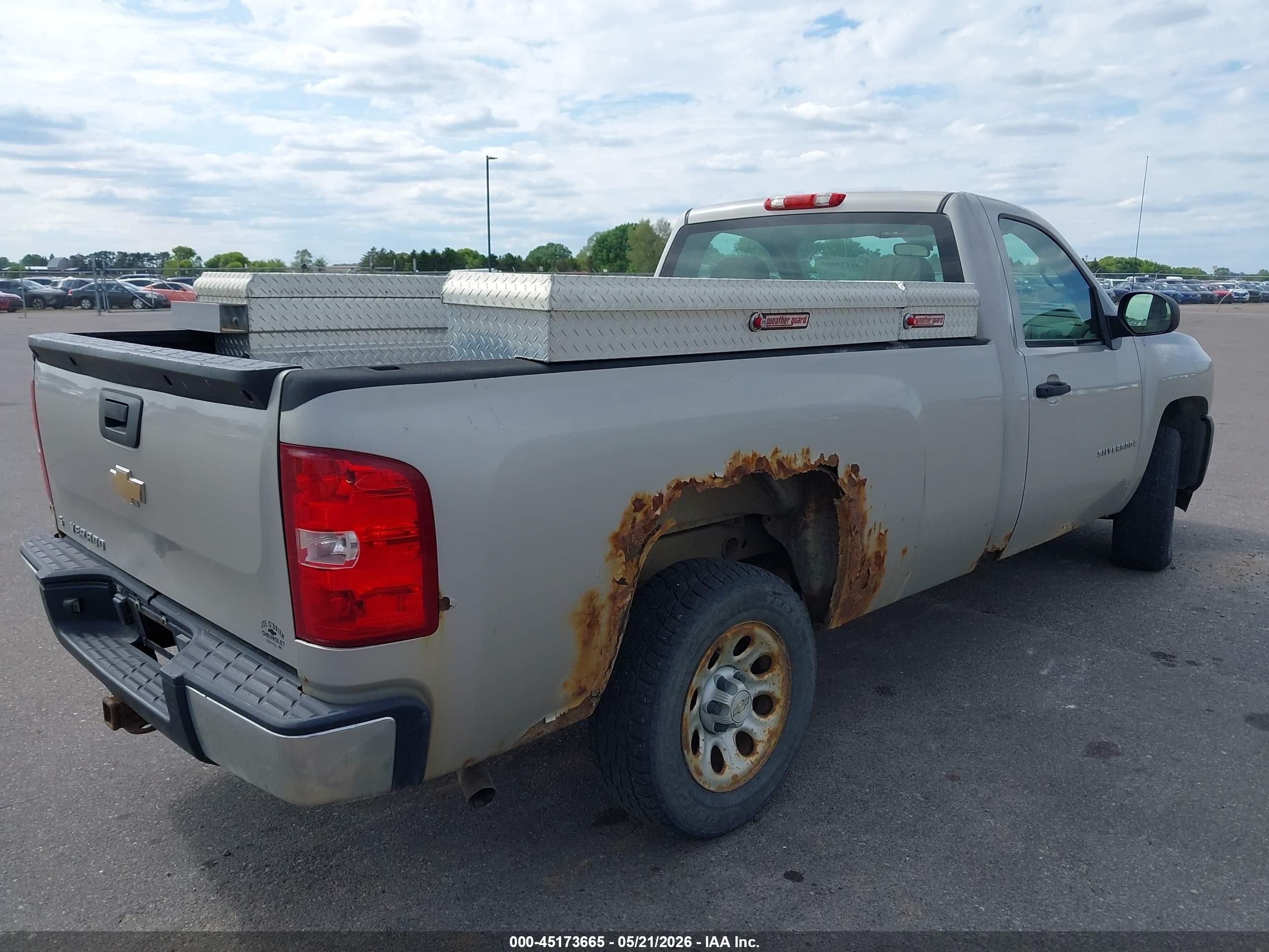 2007 Chevrolet Silverado 1500 Work Truck Gold vin: 1GCEC14XX7Z630530