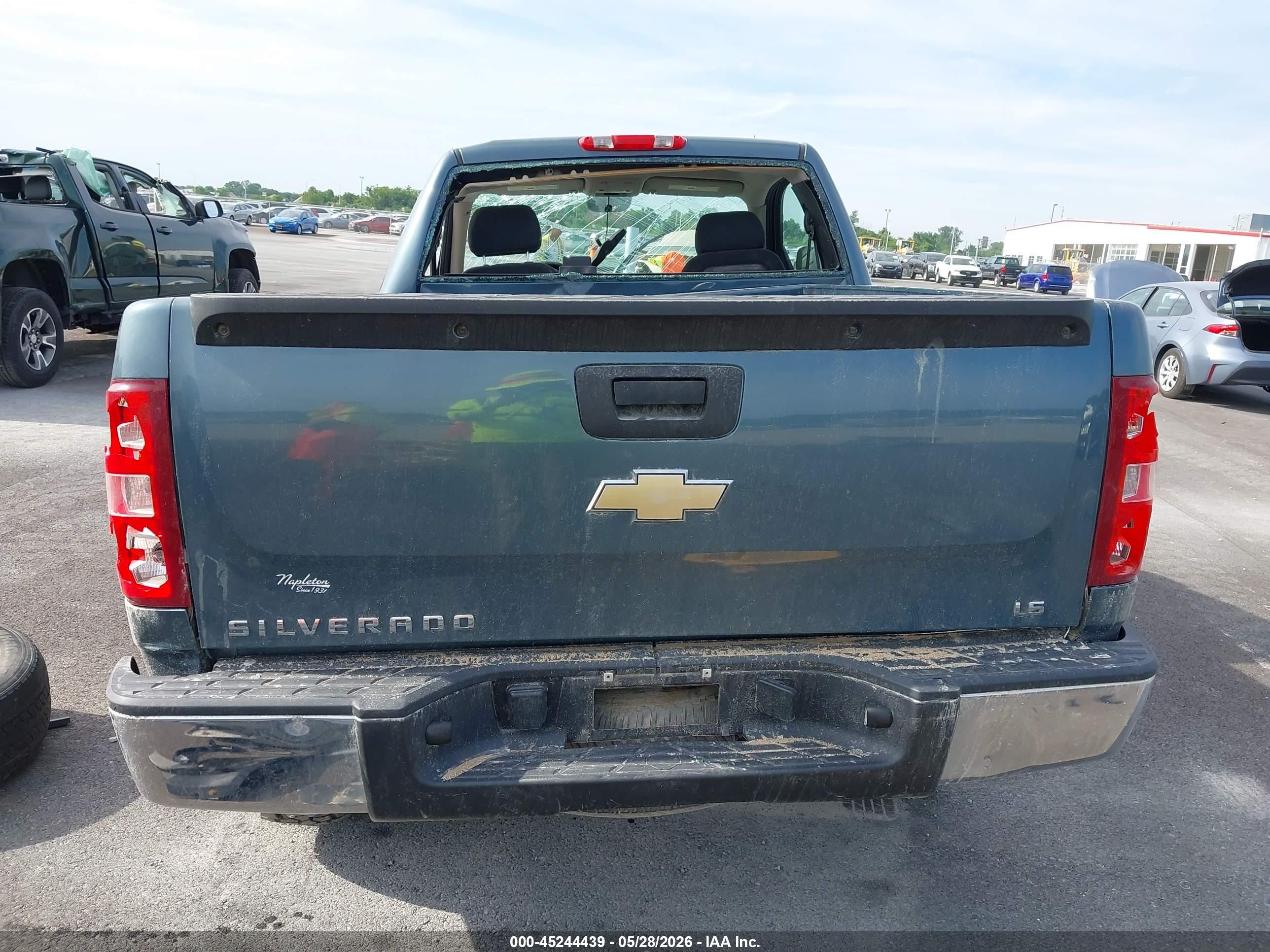 2008 Chevrolet Silverado 1500 Work Truck Turquoise vin: 1GCEC14XX8Z167418