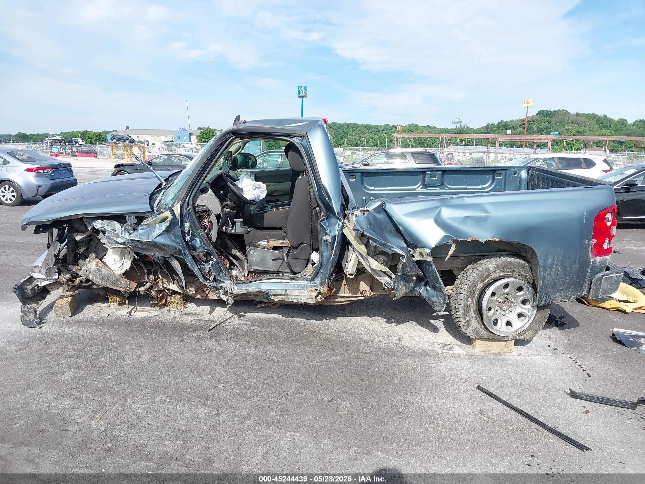 2008 Chevrolet Silverado 1500 Work Truck Turquoise vin: 1GCEC14XX8Z167418