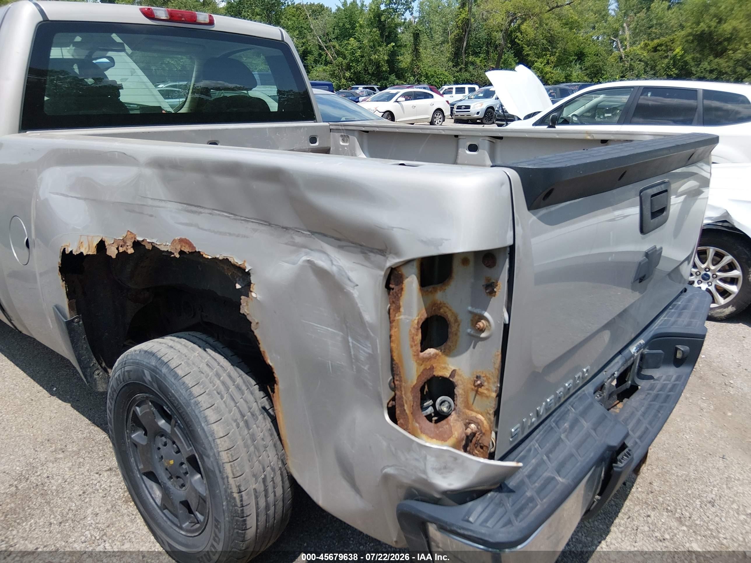 2008 Chevrolet Silverado 1500 Work Truck Серый vin: 1GCEC14XX8Z233398