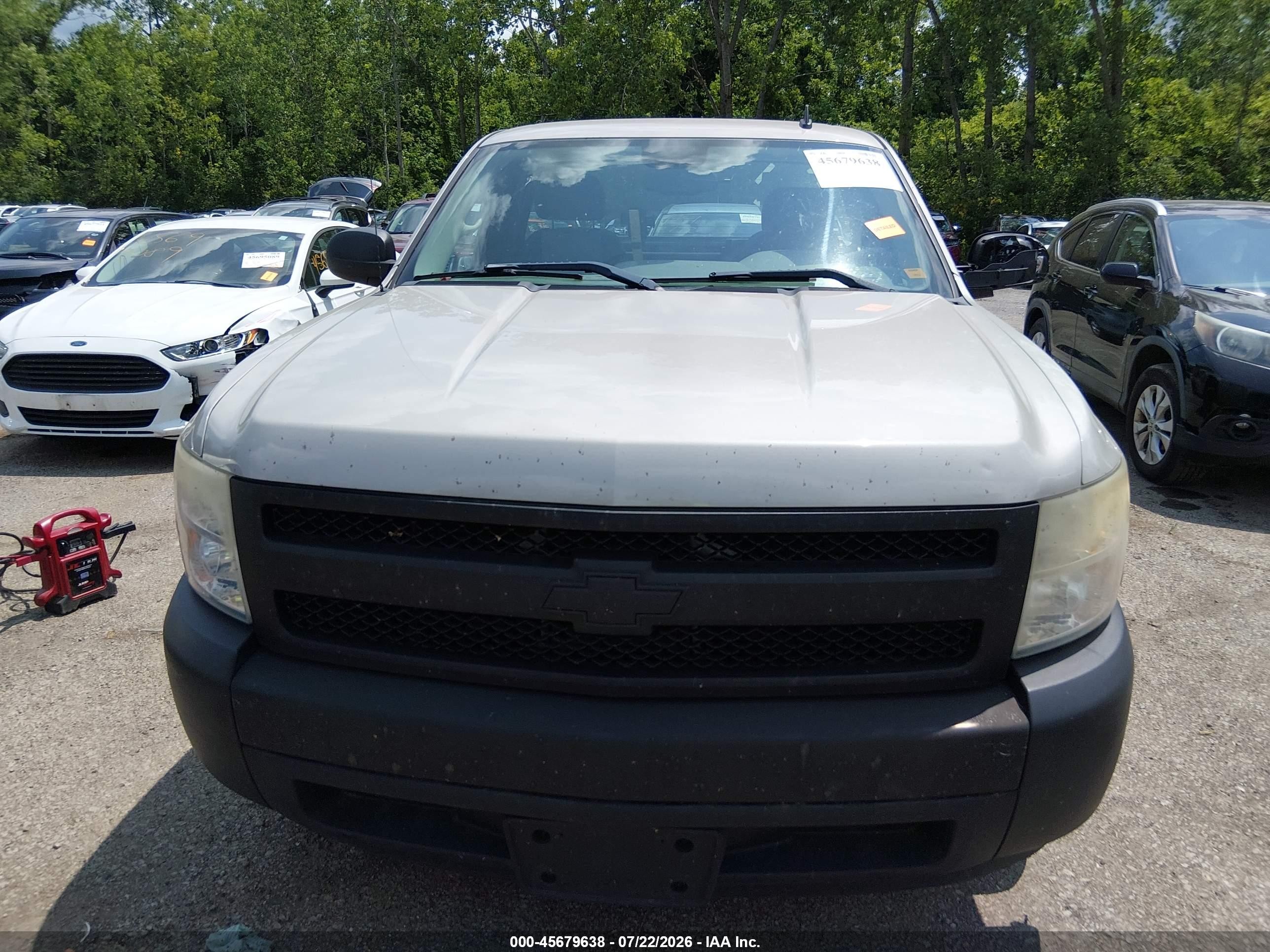 2008 Chevrolet Silverado 1500 Work Truck Серый vin: 1GCEC14XX8Z233398