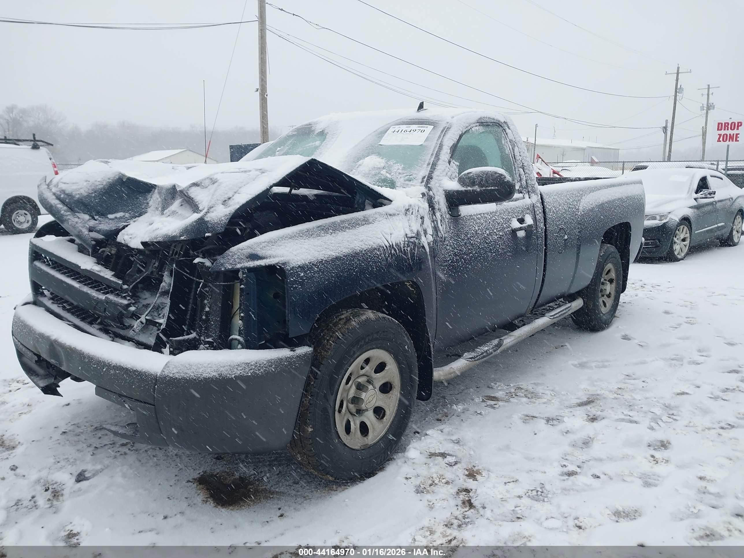 2008 Chevrolet Silverado 1500 Work Truck Dark Blue vin: 1GCEC14XX8Z247186