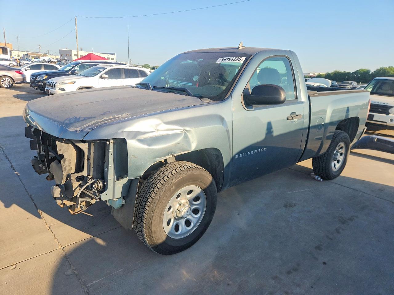 2008 Chevrolet Silverado C1500 Бирюзовый vin: 1GCEC14XX8Z260424