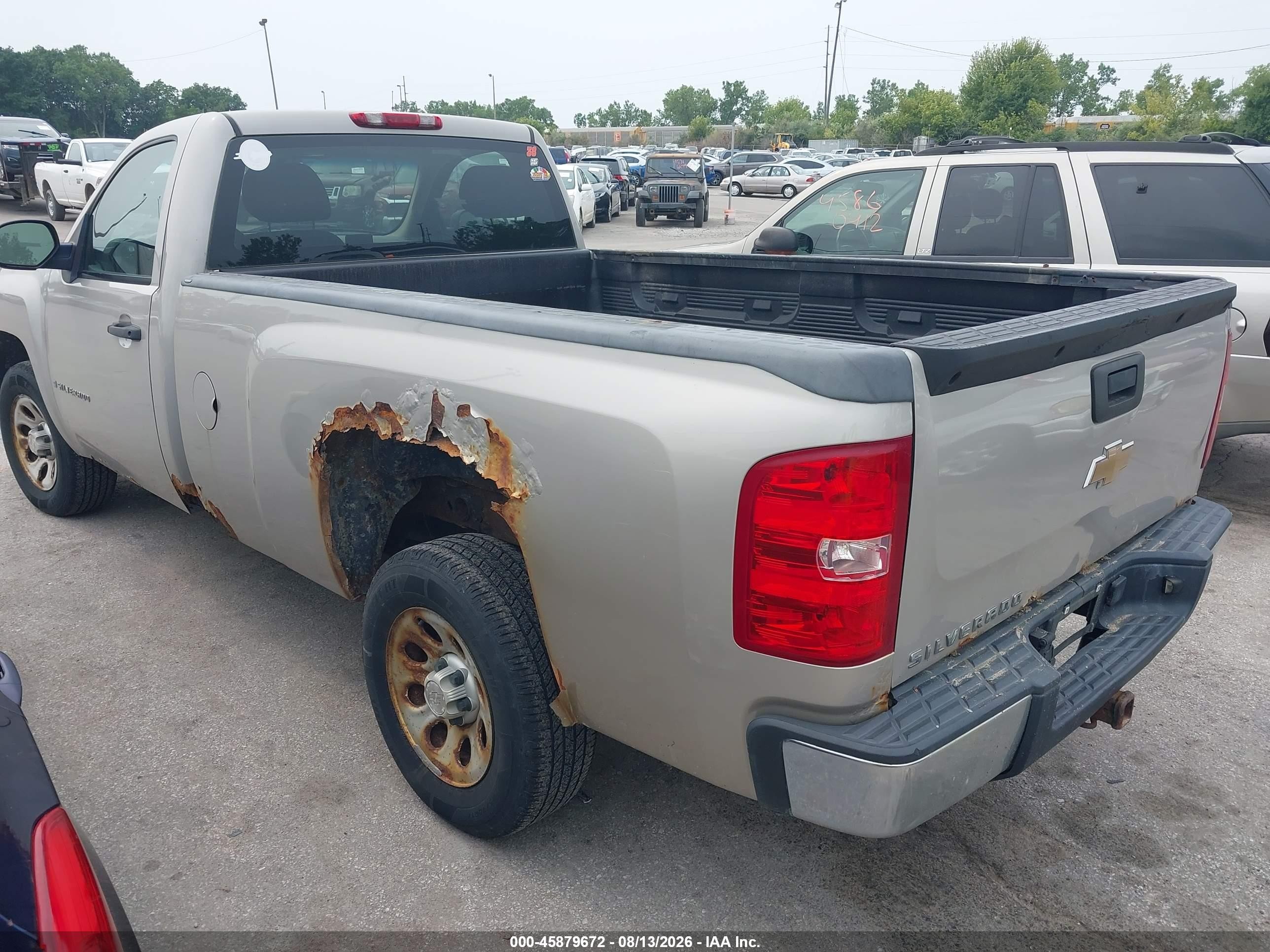 2008 Chevrolet Silverado 1500 Work Truck Gray vin: 1GCEC14XX8Z327474