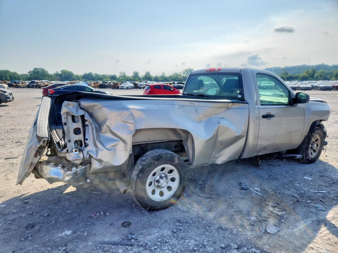 2008 Chevrolet Silverado C1500 Beige vin: 1GCEC14XX8Z331914