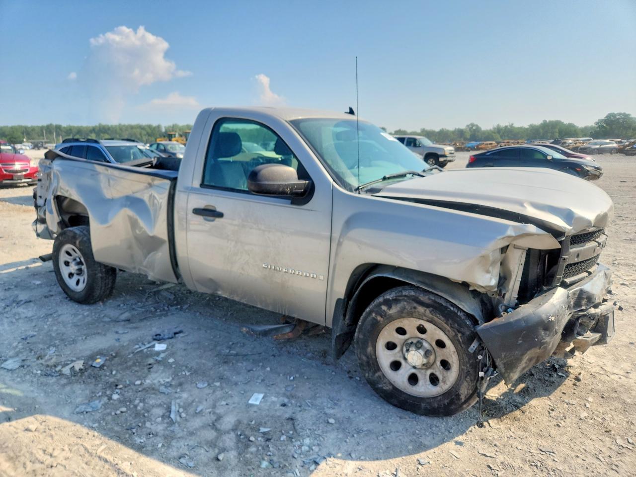 2008 Chevrolet Silverado C1500 Beige vin: 1GCEC14XX8Z331914