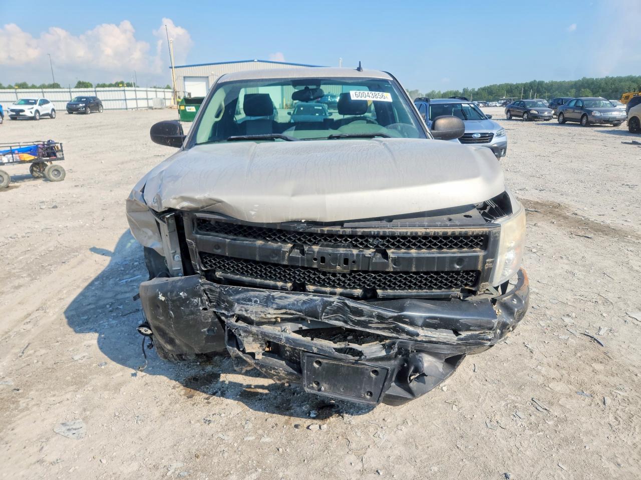 2008 Chevrolet Silverado C1500 Beige vin: 1GCEC14XX8Z331914
