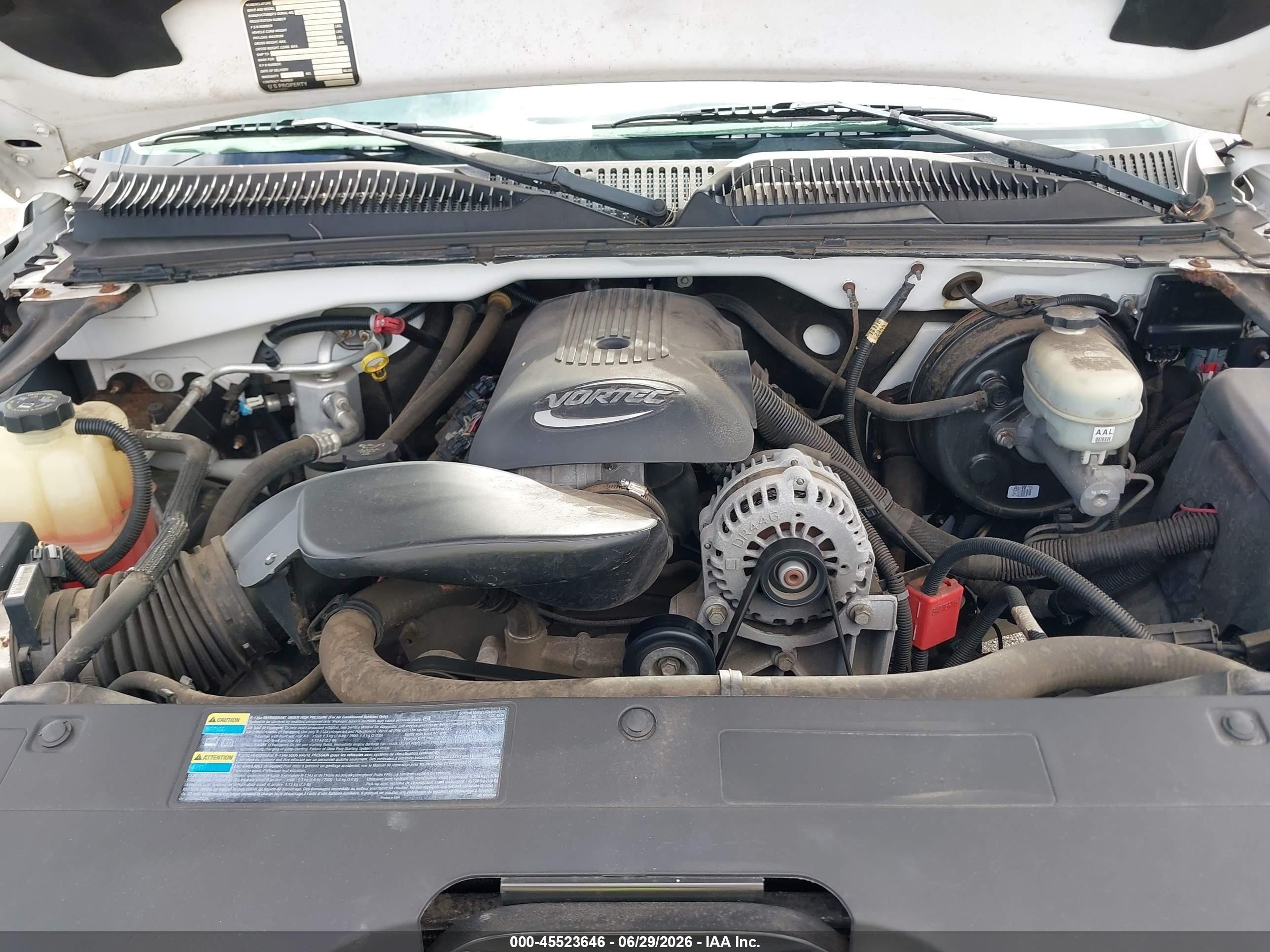 2006 Chevrolet Silverado 1500 Work Truck White vin: 1GCEC14Z06E195699