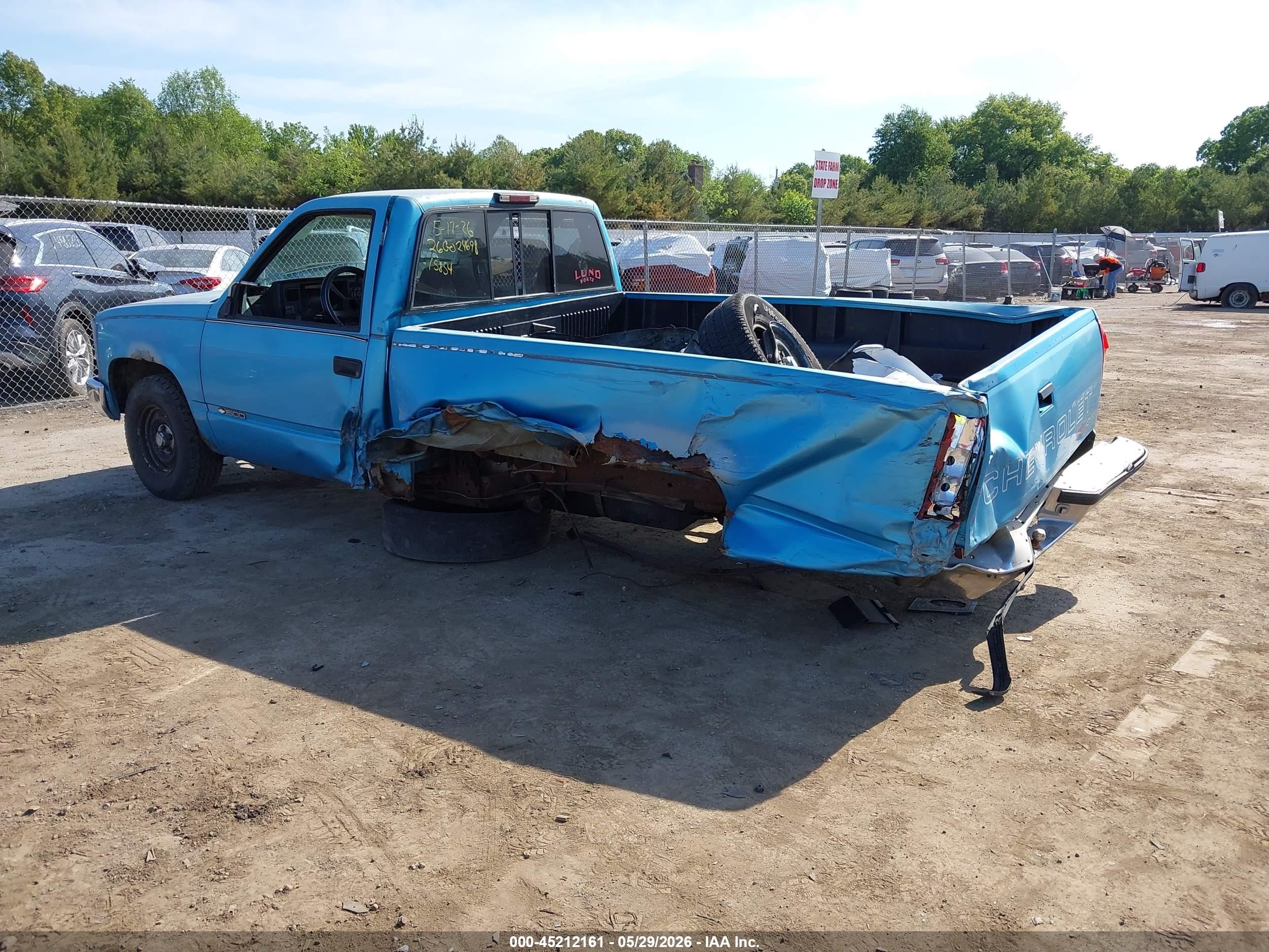 1994 Chevrolet Gmt-400 C1500 Blue vin: 1GCEC14Z1RZ145150