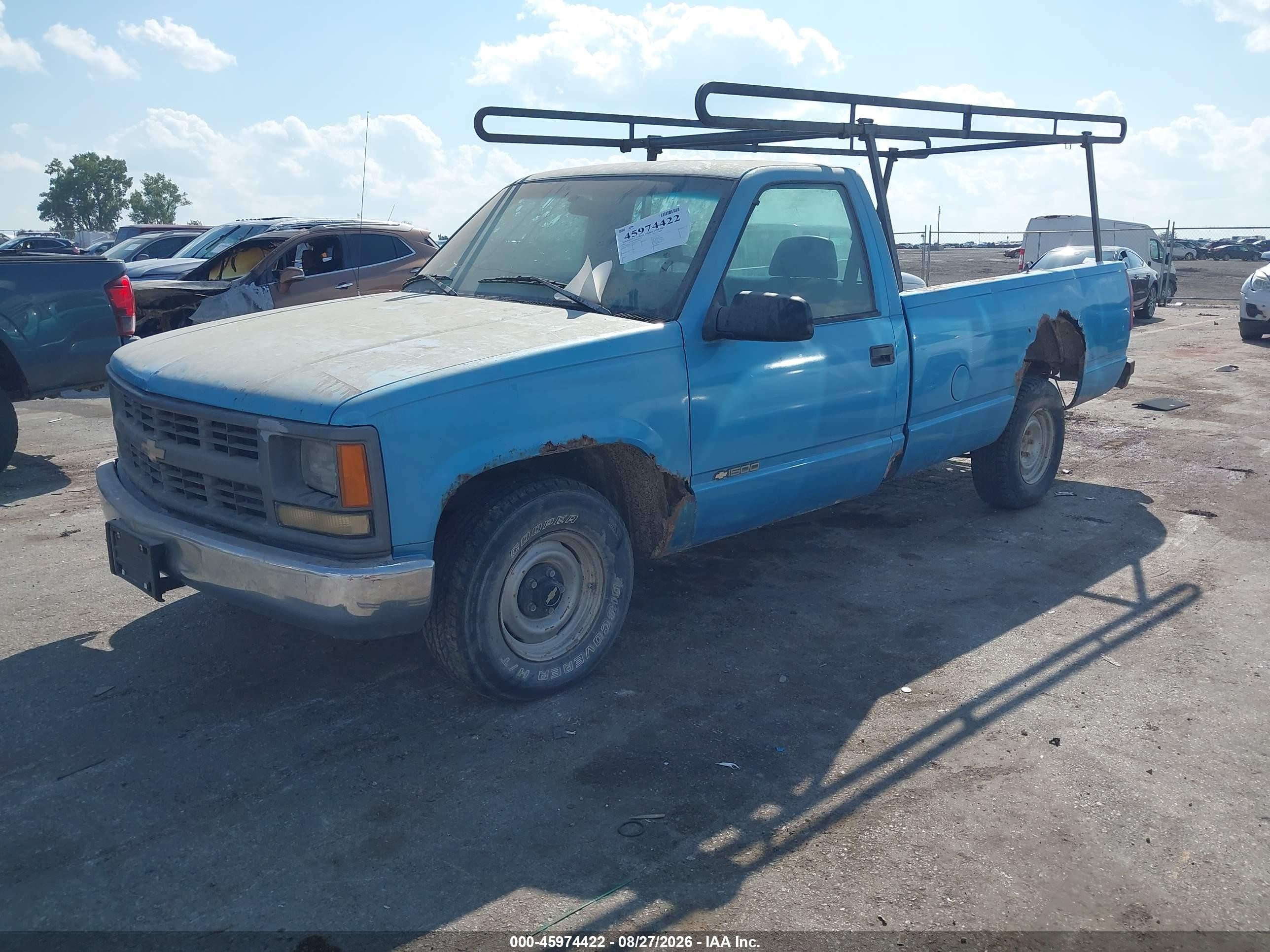 1995 Chevrolet Gmt-400 C1500 Синий vin: 1GCEC14Z2SZ231587