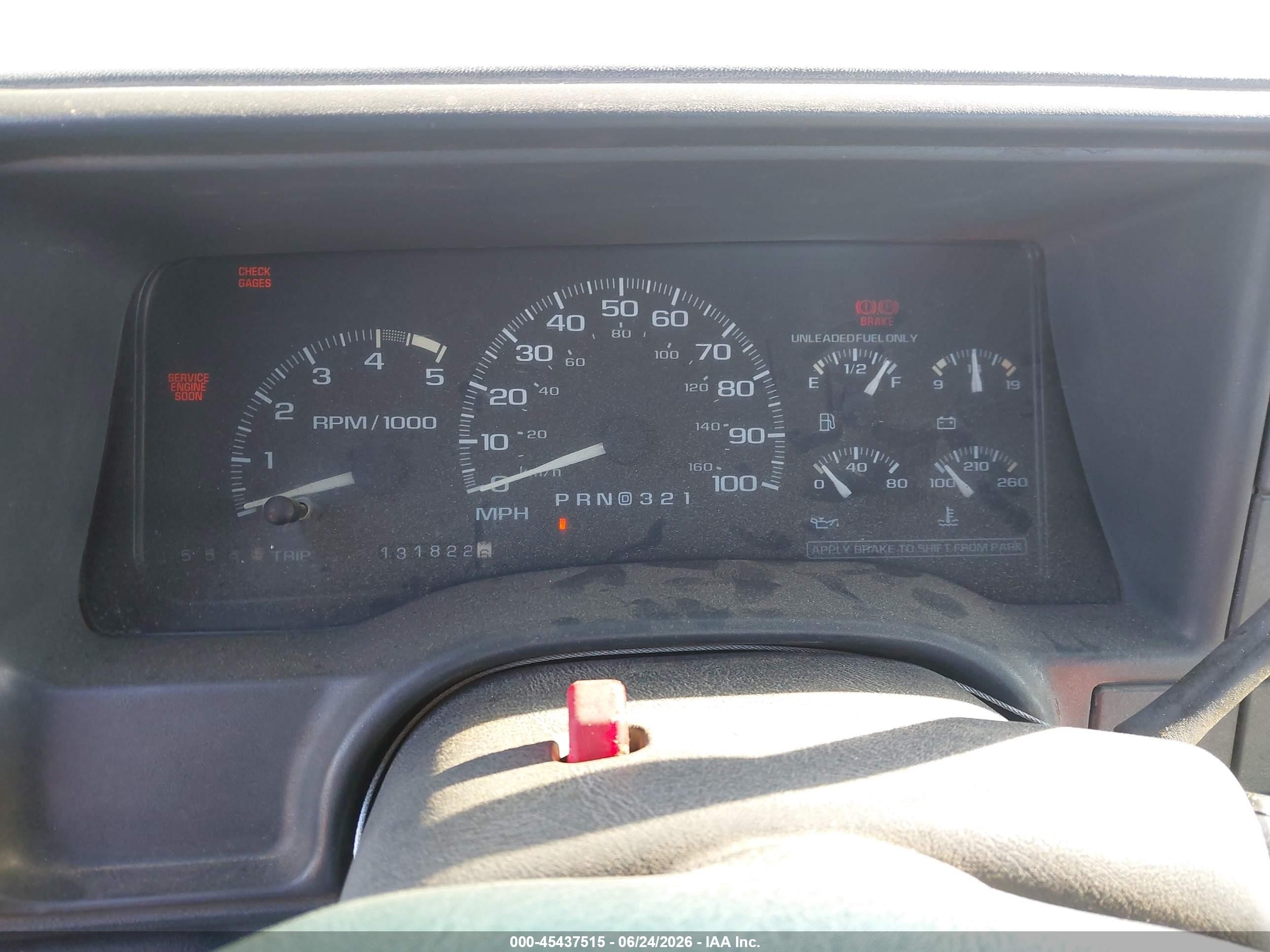 1995 Chevrolet Gmt-400 C1500 White vin: 1GCEC14Z2SZ249443