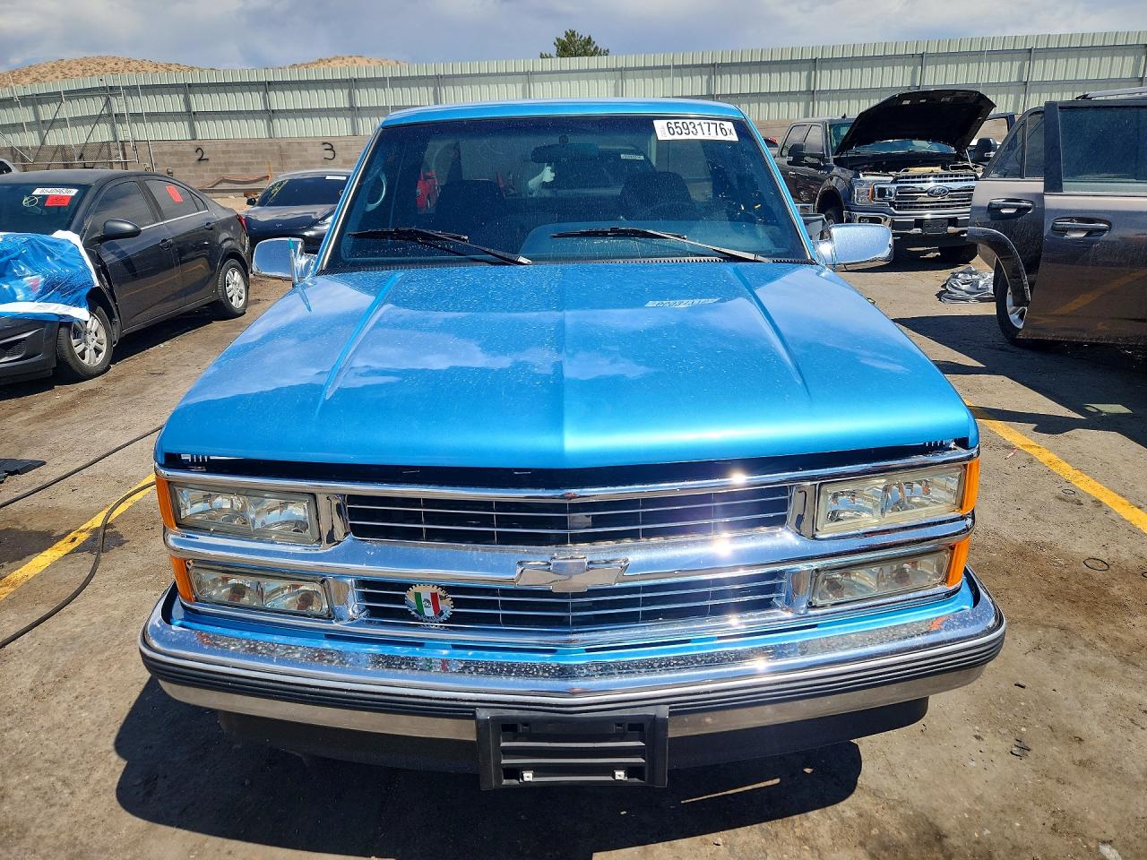 1995 Chevrolet Gmt-400 C1500 Blue vin: 1GCEC14Z4SZ104307