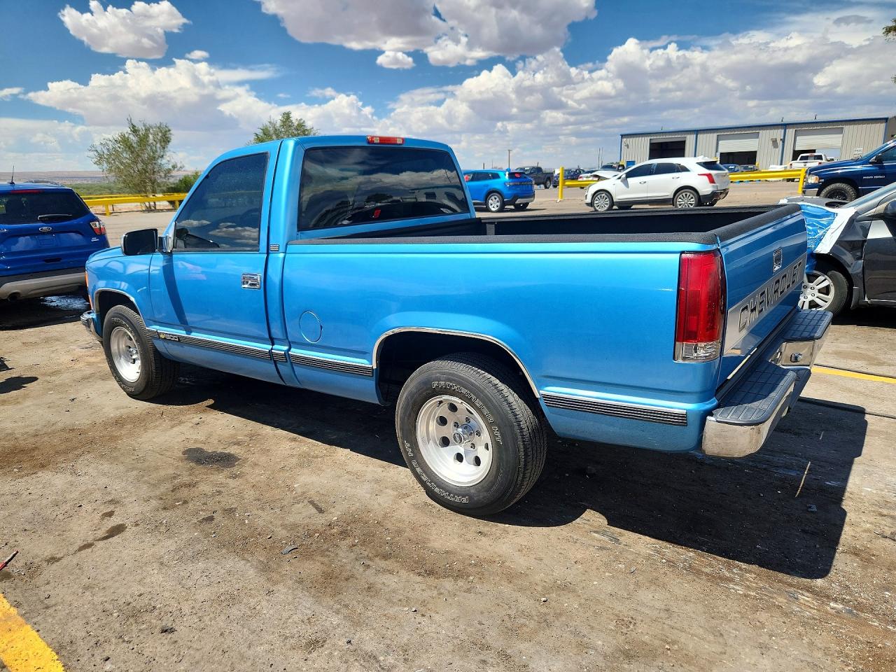 1995 Chevrolet Gmt-400 C1500 Blue vin: 1GCEC14Z4SZ104307