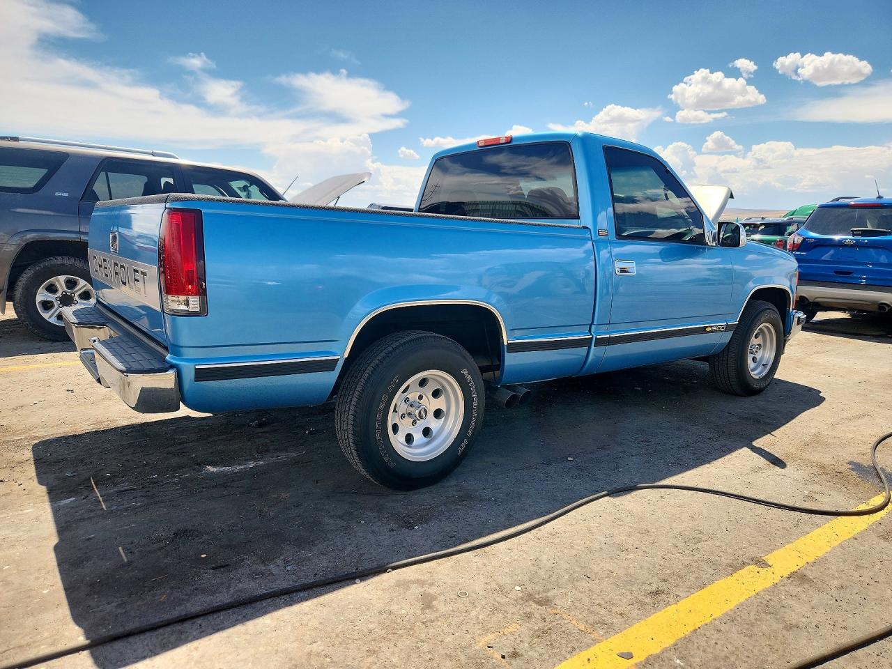 1995 Chevrolet Gmt-400 C1500 Blue vin: 1GCEC14Z4SZ104307
