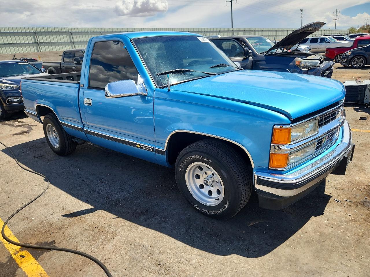 1995 Chevrolet Gmt-400 C1500 Blue vin: 1GCEC14Z4SZ104307
