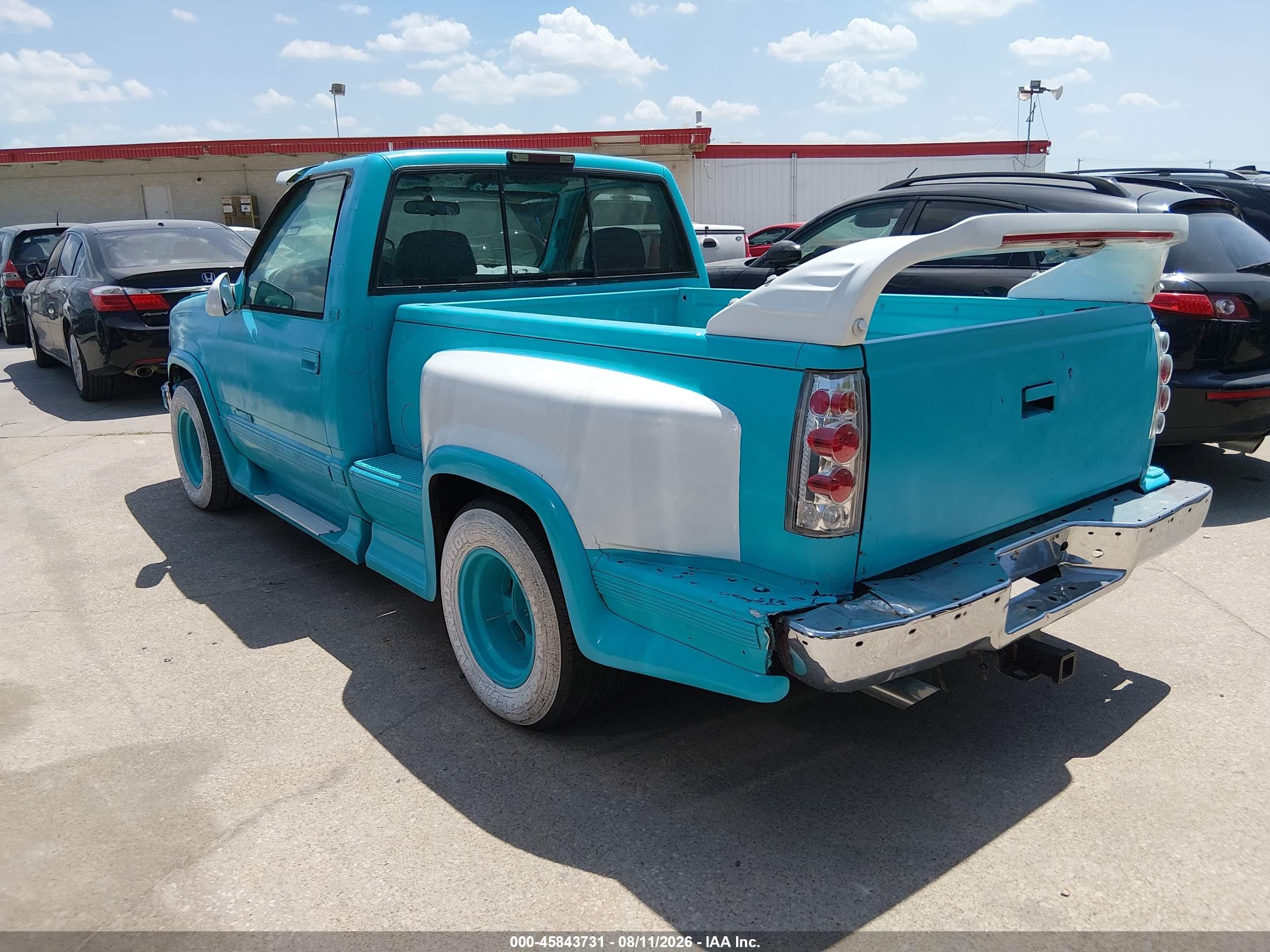 1995 Chevrolet Gmt-400 C1500 Green vin: 1GCEC14Z6SZ268352