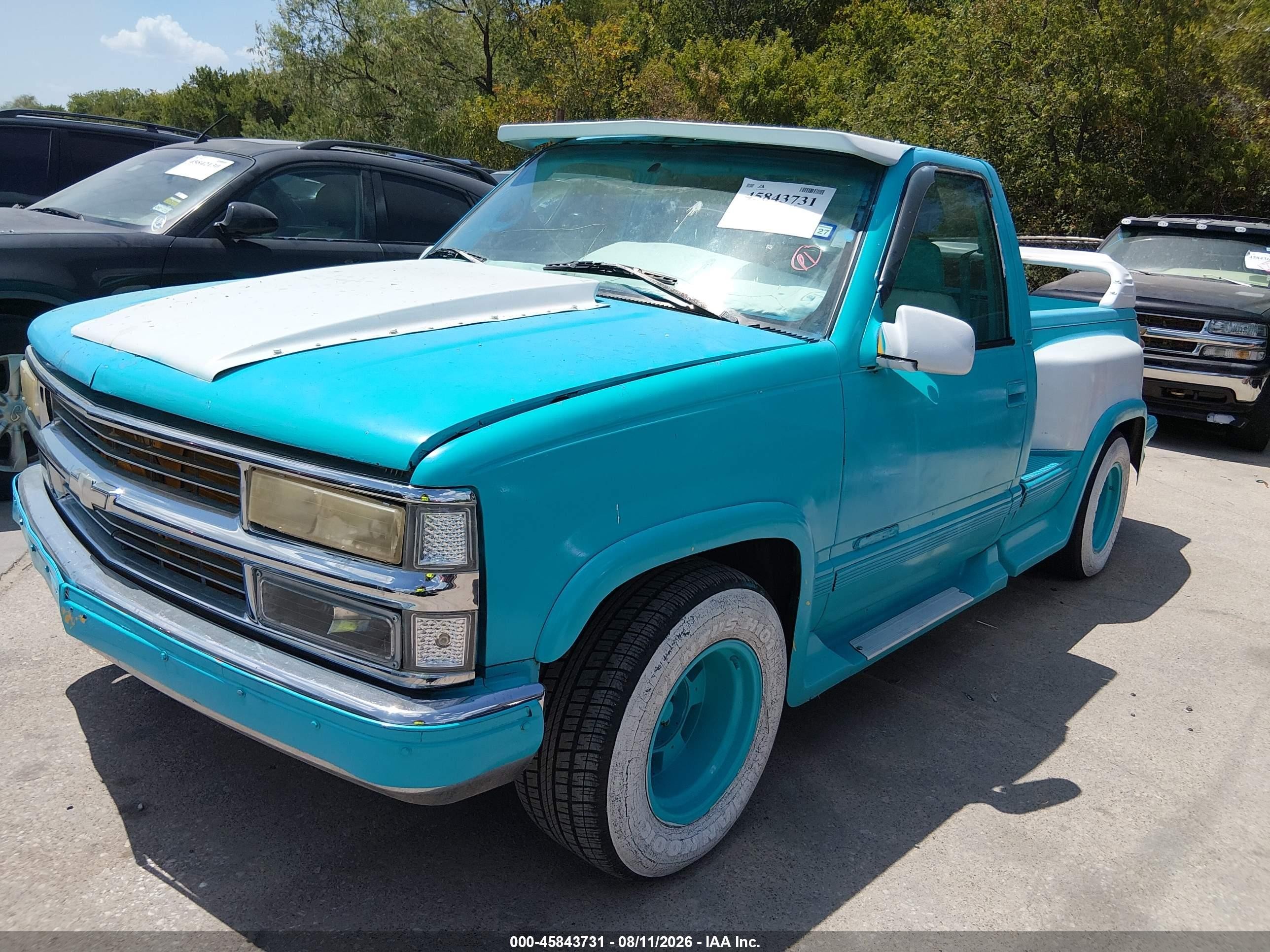 1995 Chevrolet Gmt-400 C1500 Green vin: 1GCEC14Z6SZ268352